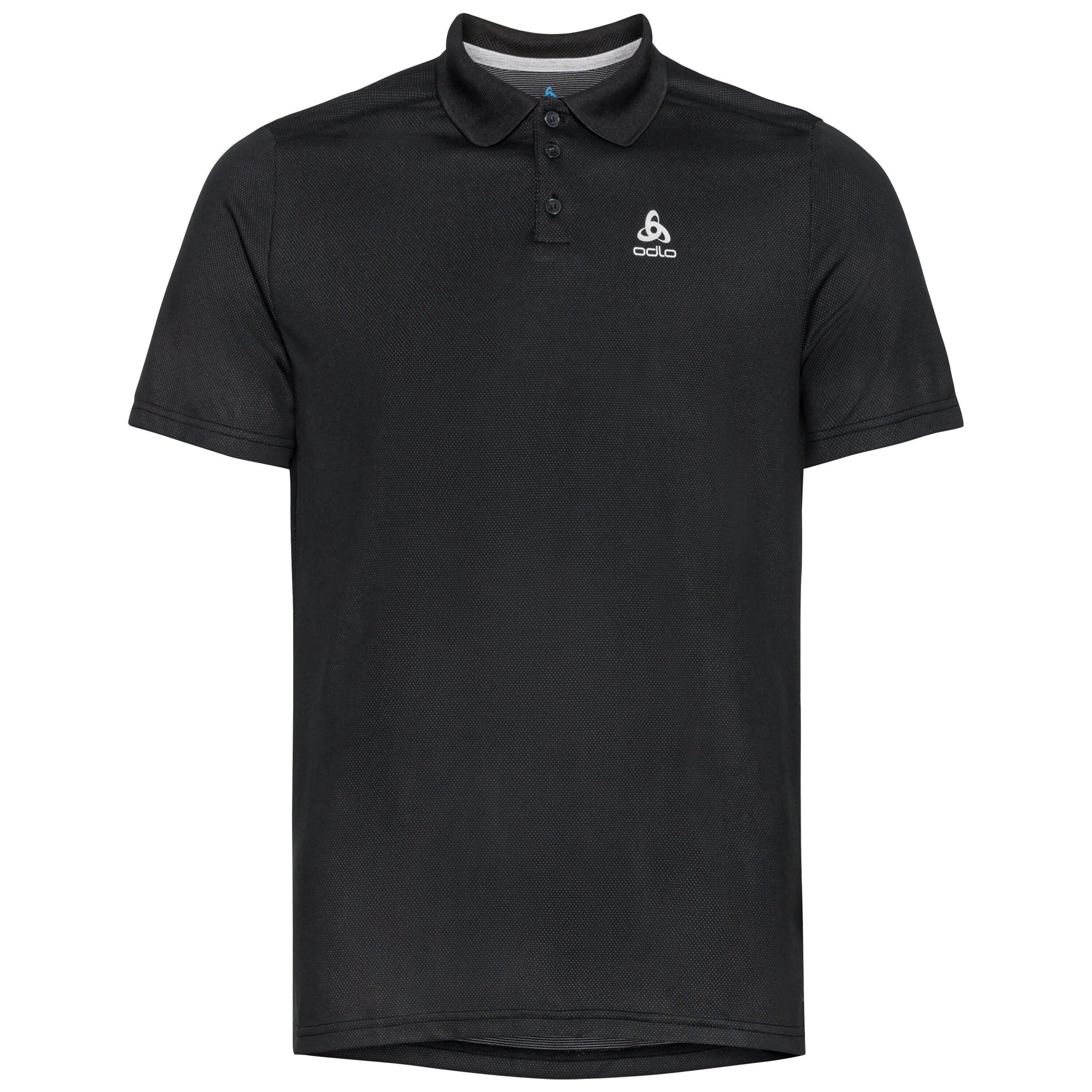 Black Poloshirt F-Dry Poloshirt Herren Odlo (1-tlg)