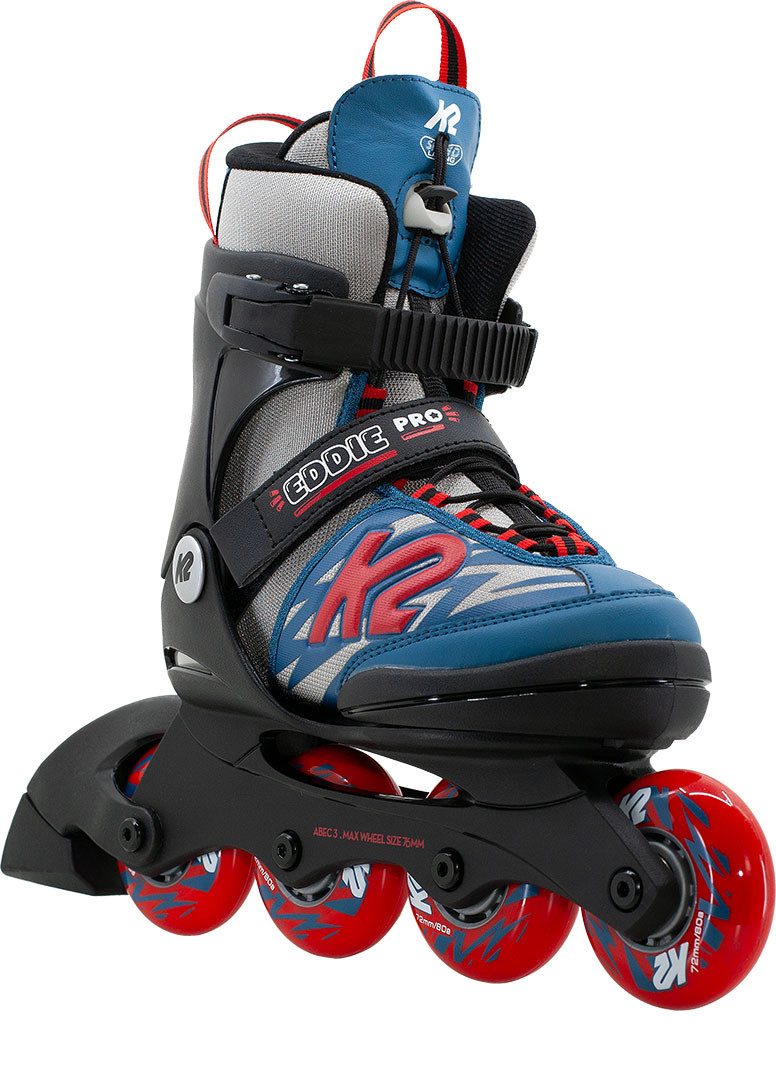 K2 Inlineskates K2 EDDIE PRO Kinder Inline Skate grey blue