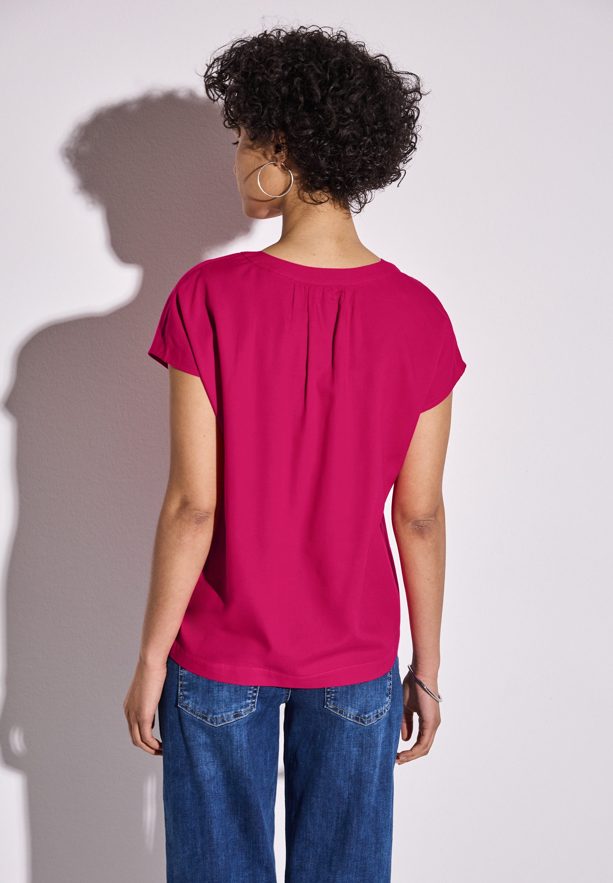 STREET ONE Hemdbluse, aus softer Viskose günstig online kaufen
