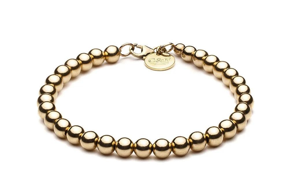 CLASSYANDFABULOUS Jewelry Armband Kugelarmband 5mm - 14k Gold filled günstig online kaufen