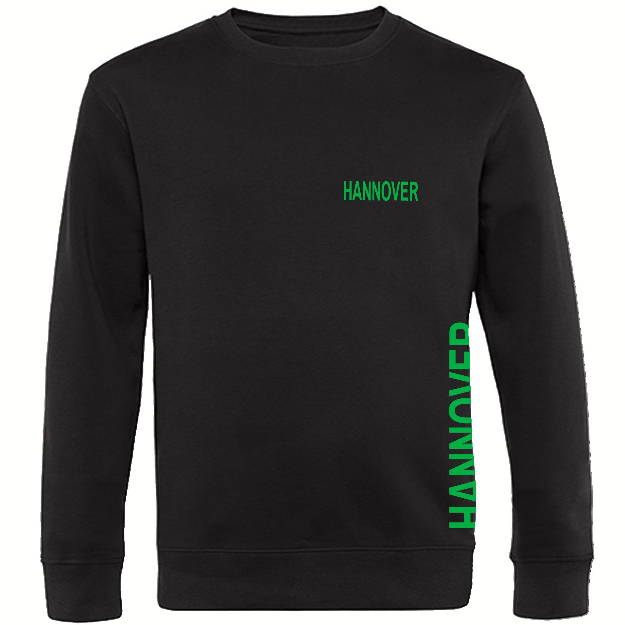 multifanshop Sweatshirt Hannover - Brust & Seite - Pullover