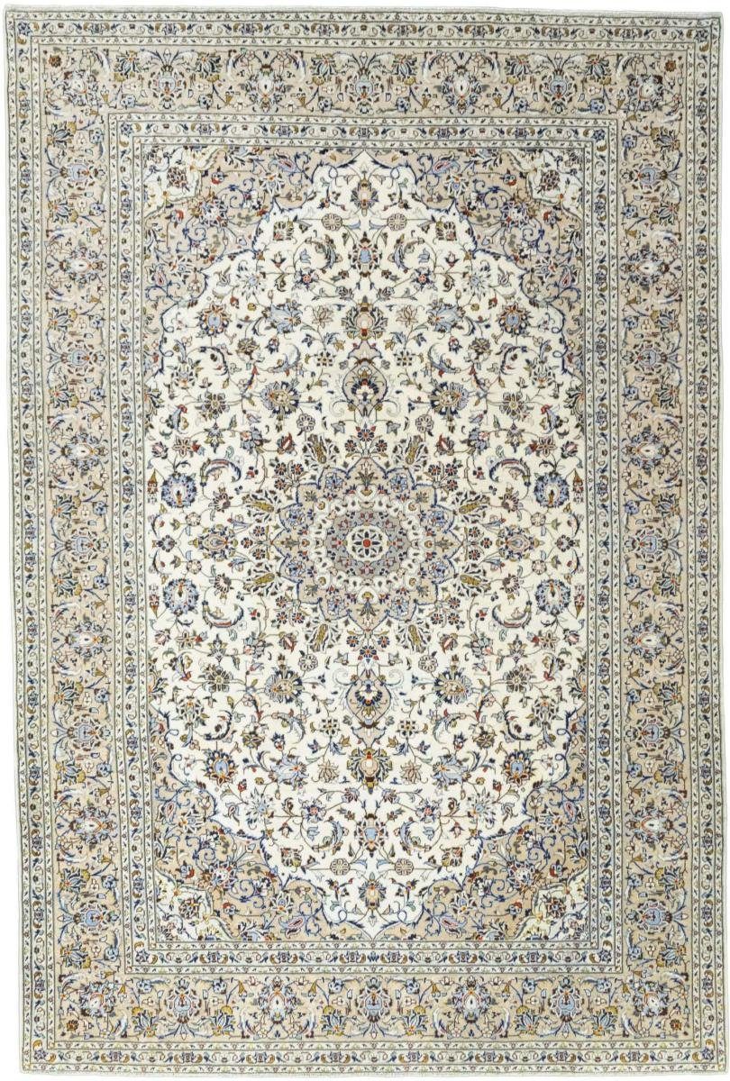 Orientteppich Keshan 247x366 Handgeknüpfter 12 rechteckig, Orientteppich Perserteppich, Höhe: Nain / mm Trading