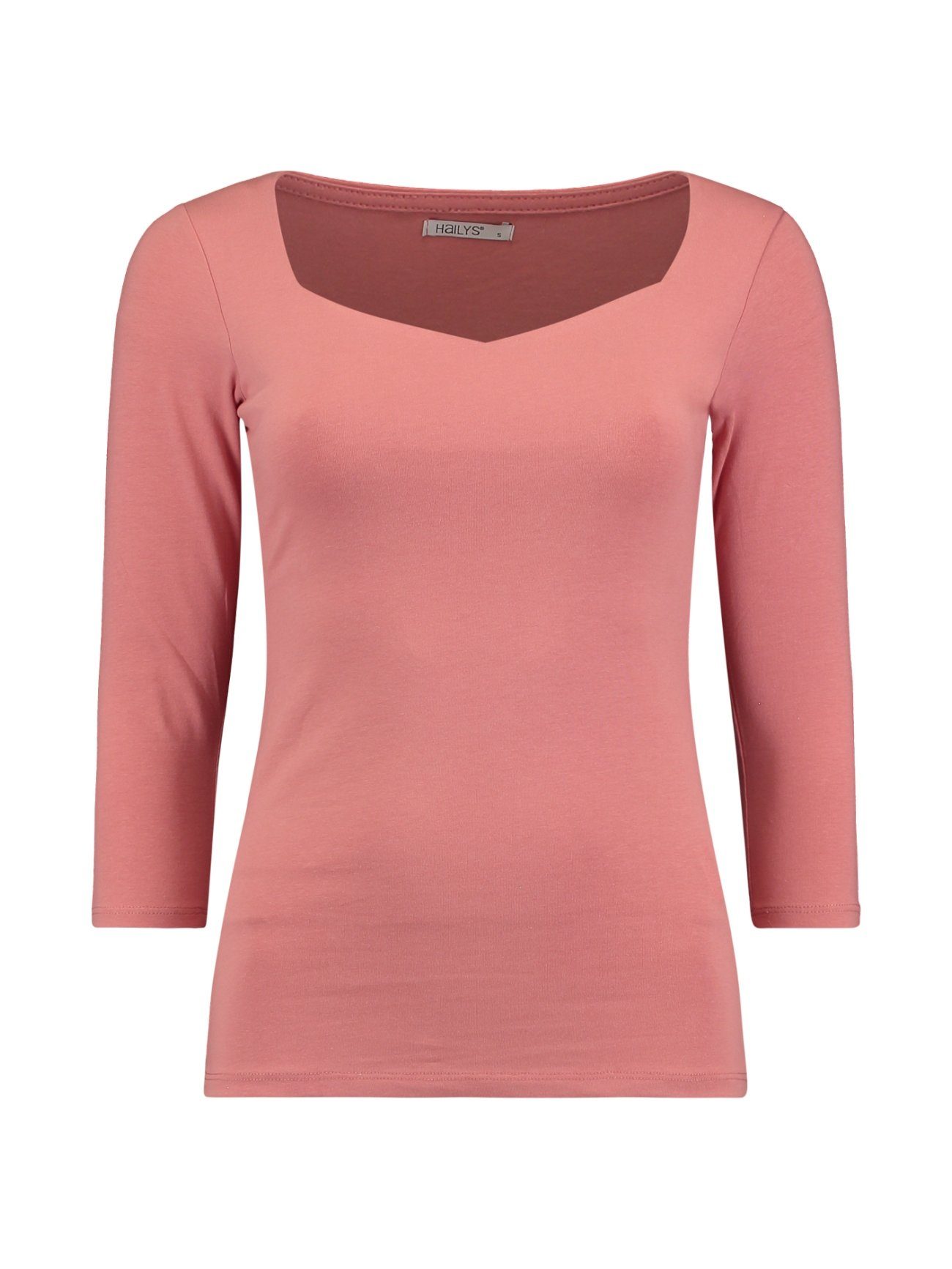 Longsleeve Dünnes Shirt Pink-2 Set Arm Stück NOA 3/4 T-Shirt 2-er HaILY’S 4691 (2-tlg) Stretch in