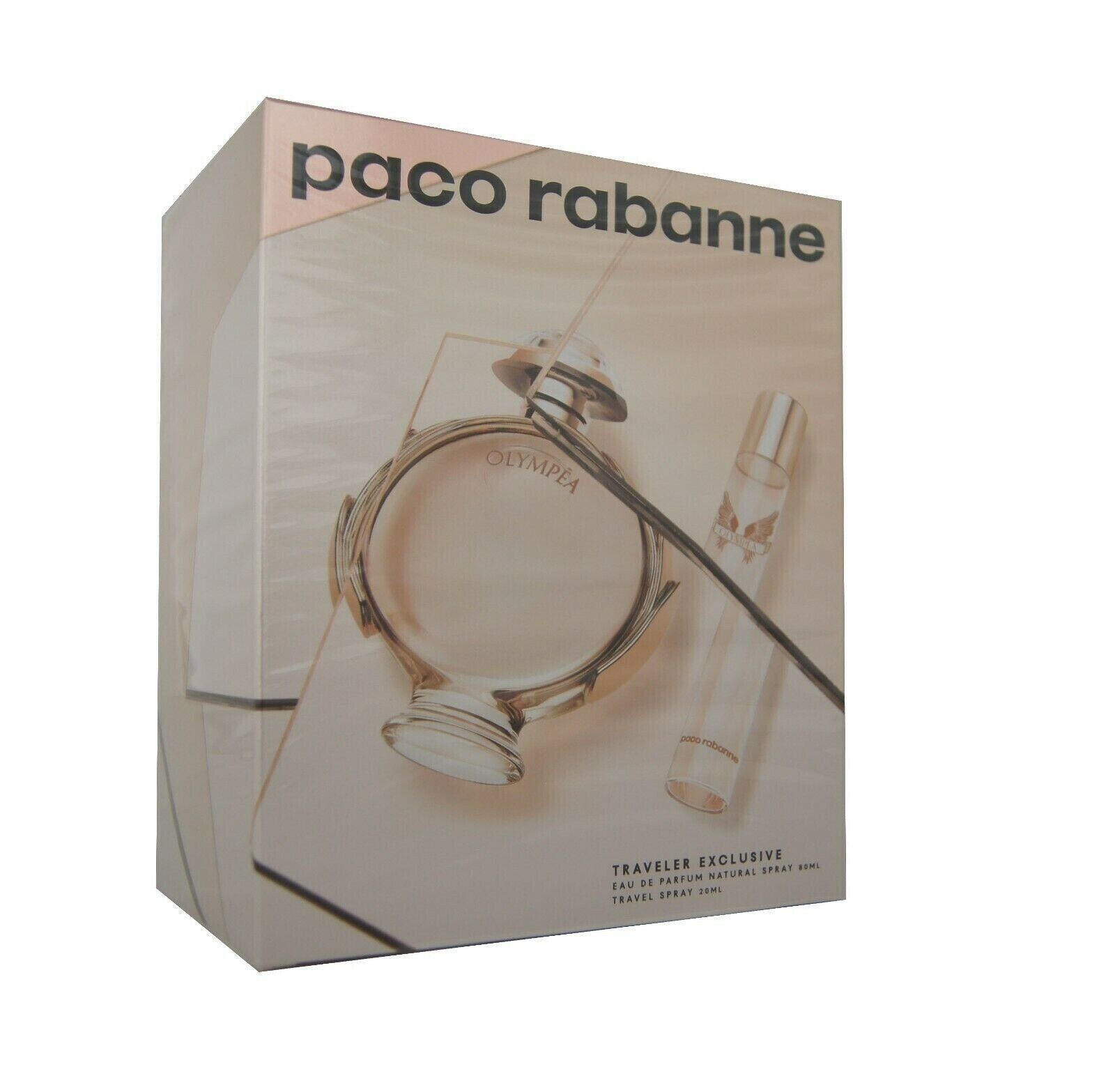 80ml. Paco Olympea Duft-Set paco Eau Parfum de Eau + rabanne 20ml., de Parfum 1-tlg. edp Rabanne