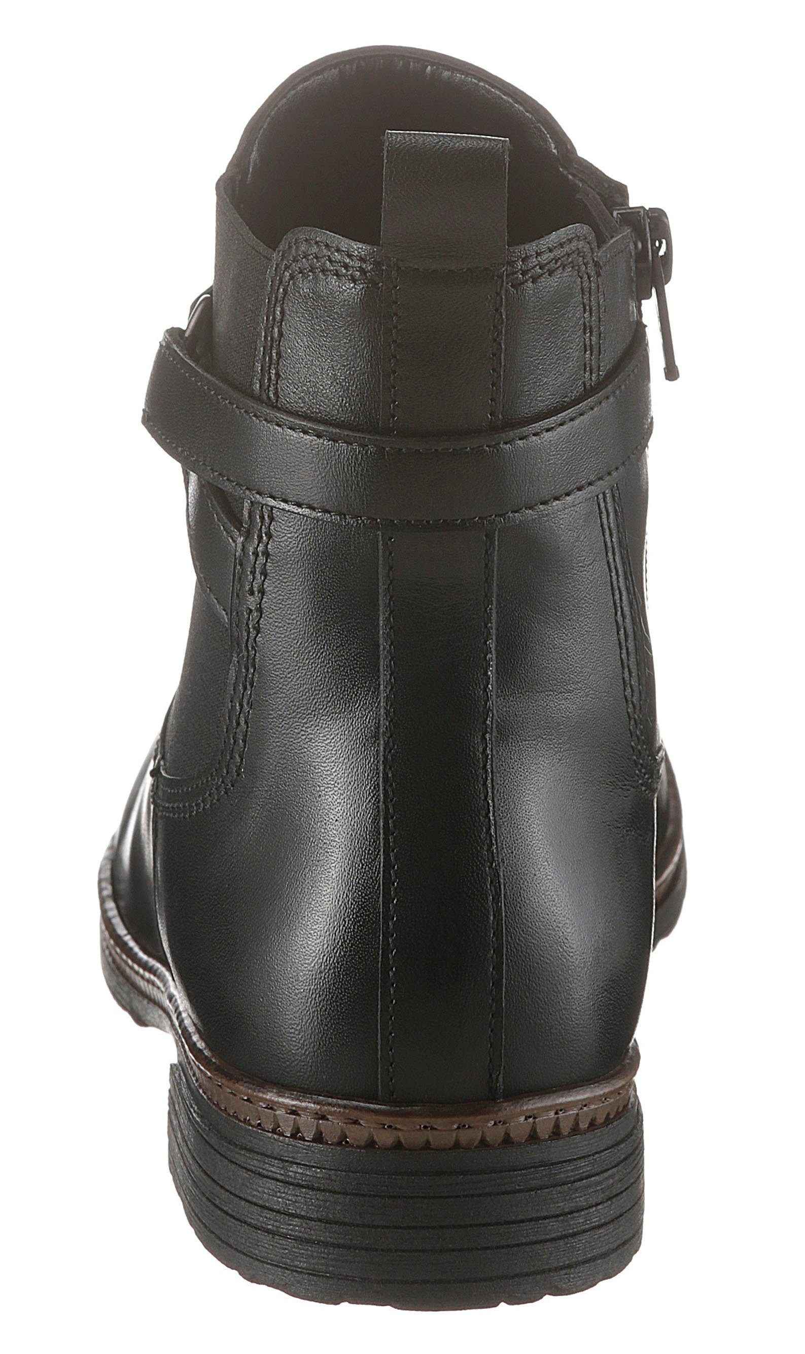 Gabor Chelseaboots, Blockabsatz, Stiefelette, Businessmode mit Stretcheinsatz