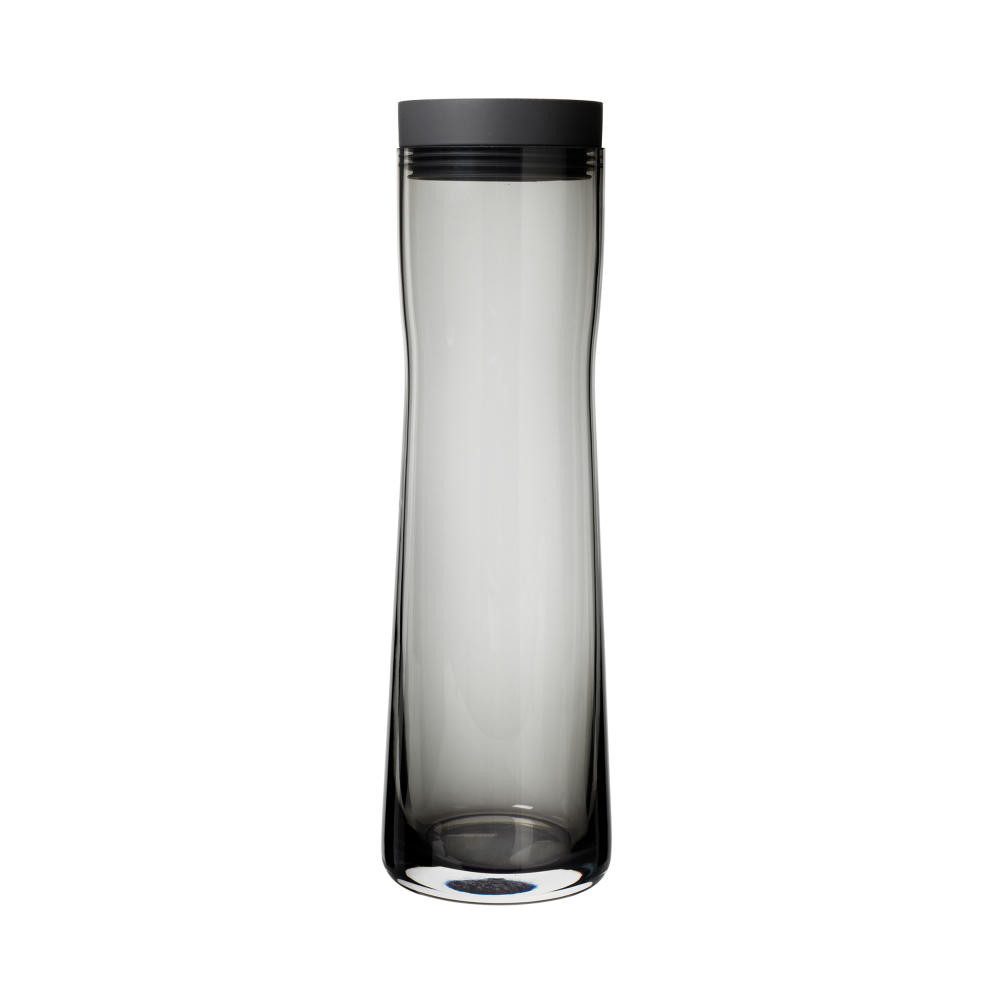 blomus Wasserkaraffe SPLASH Wasserkaraffe Karaffe Krug Edelstahl poliert Glas klar Silikon, (kein-set)