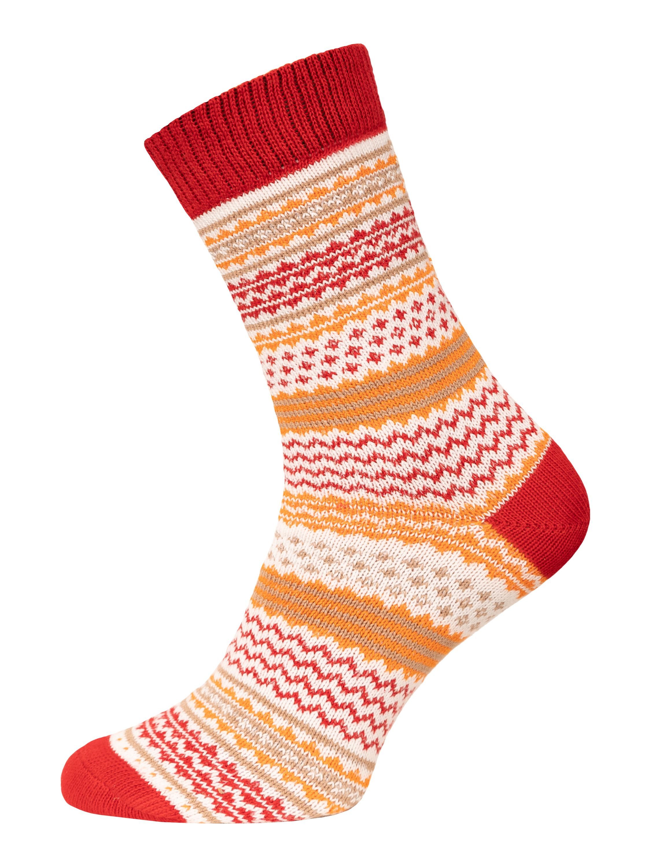 HomeOfSocks Шкарпетки Jacquard Design Socke aus 90% Baumwolle Bunte Шкарпетки Jacquard Muster 90% Baumwolle