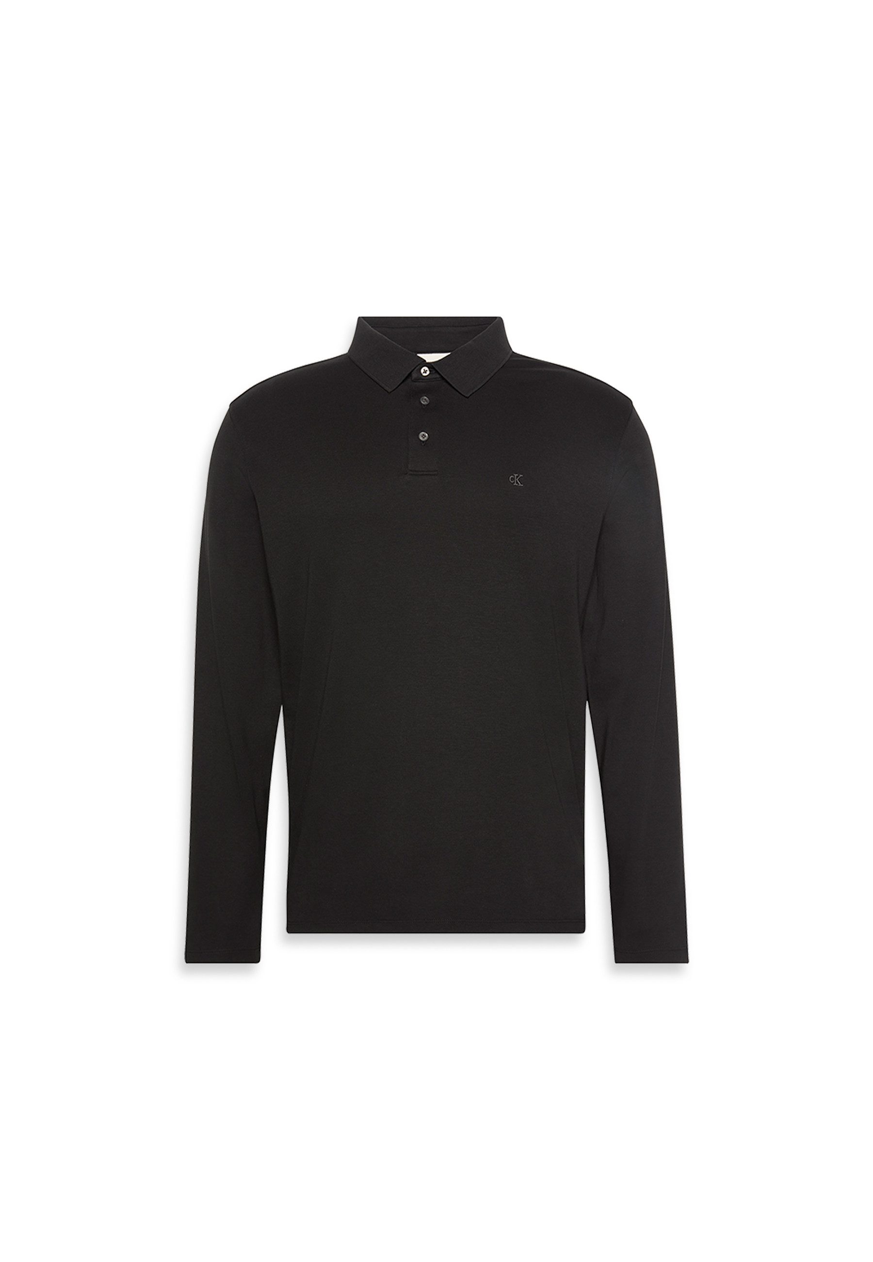 Langarm-Poloshirt LS SUPIMA COTTON SOLID POLO