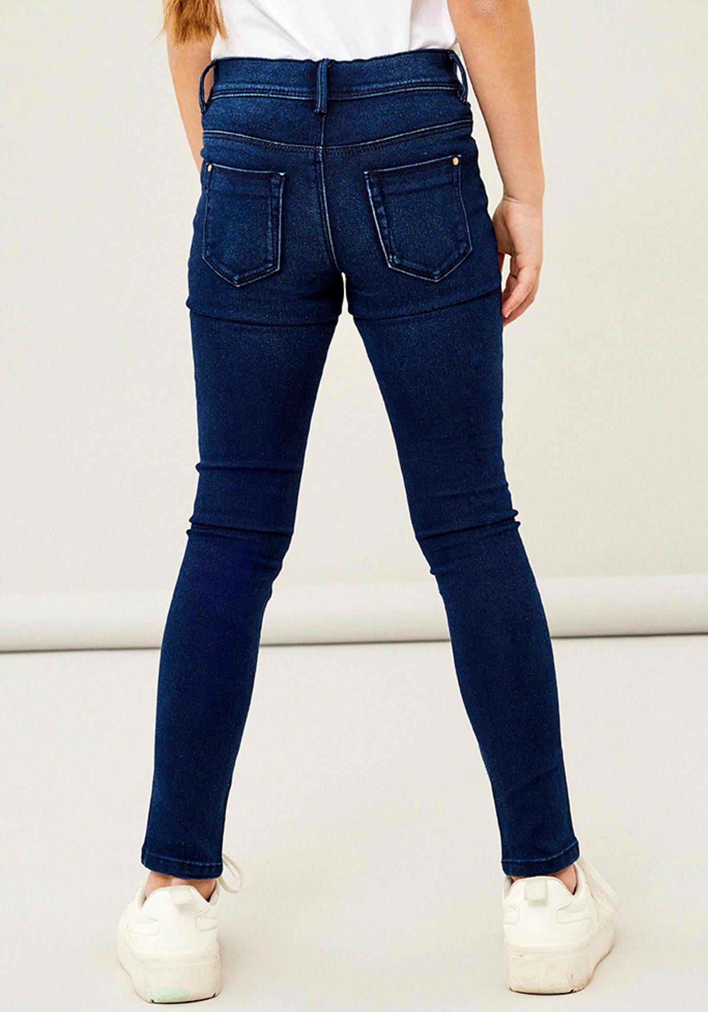 Name It Skinny-fit-Jeans NKFPOLLY SKINNY JEANS aus bequemem Stretchdenim
