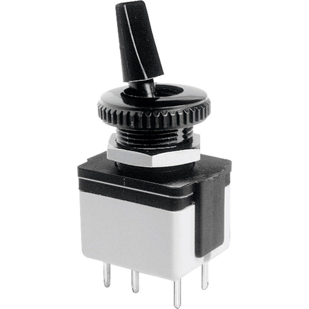 Schalter APEM 4641A-22 4641A-22 Kippschalter 250 V/AC 3 A 2 x Aus/Ein rastend