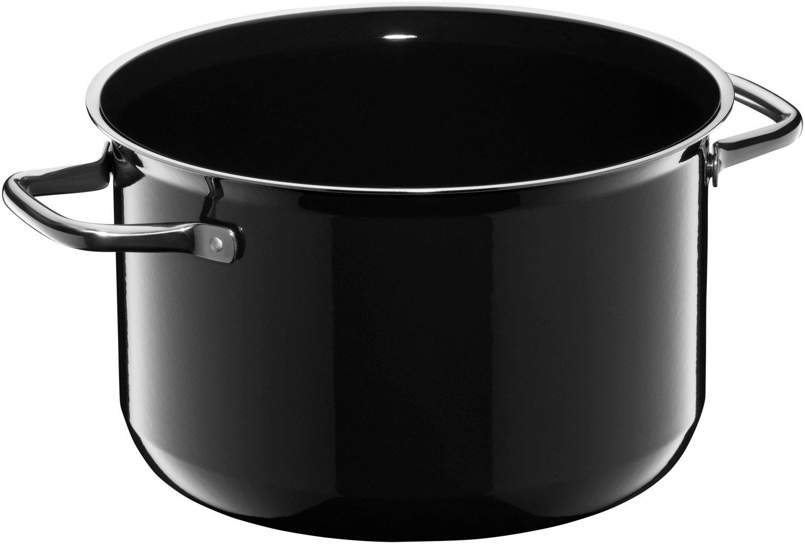 WMF Fleischtopf Fusiontec Compact Kochtopf mit Glasdeckel, 24 cm, Black, Fusiontec (1x Fleischtopf mit Deckel 24 cm (Volumen 5,9l, Höhe 15,7 cm) - optimal für Herdplatten mit Ø 22 cm, 1-tlg., 1x Fleischtopf mit Deckel 24 cm - optimal für Herdplatten mit Ø 22 cm), Made in Germany