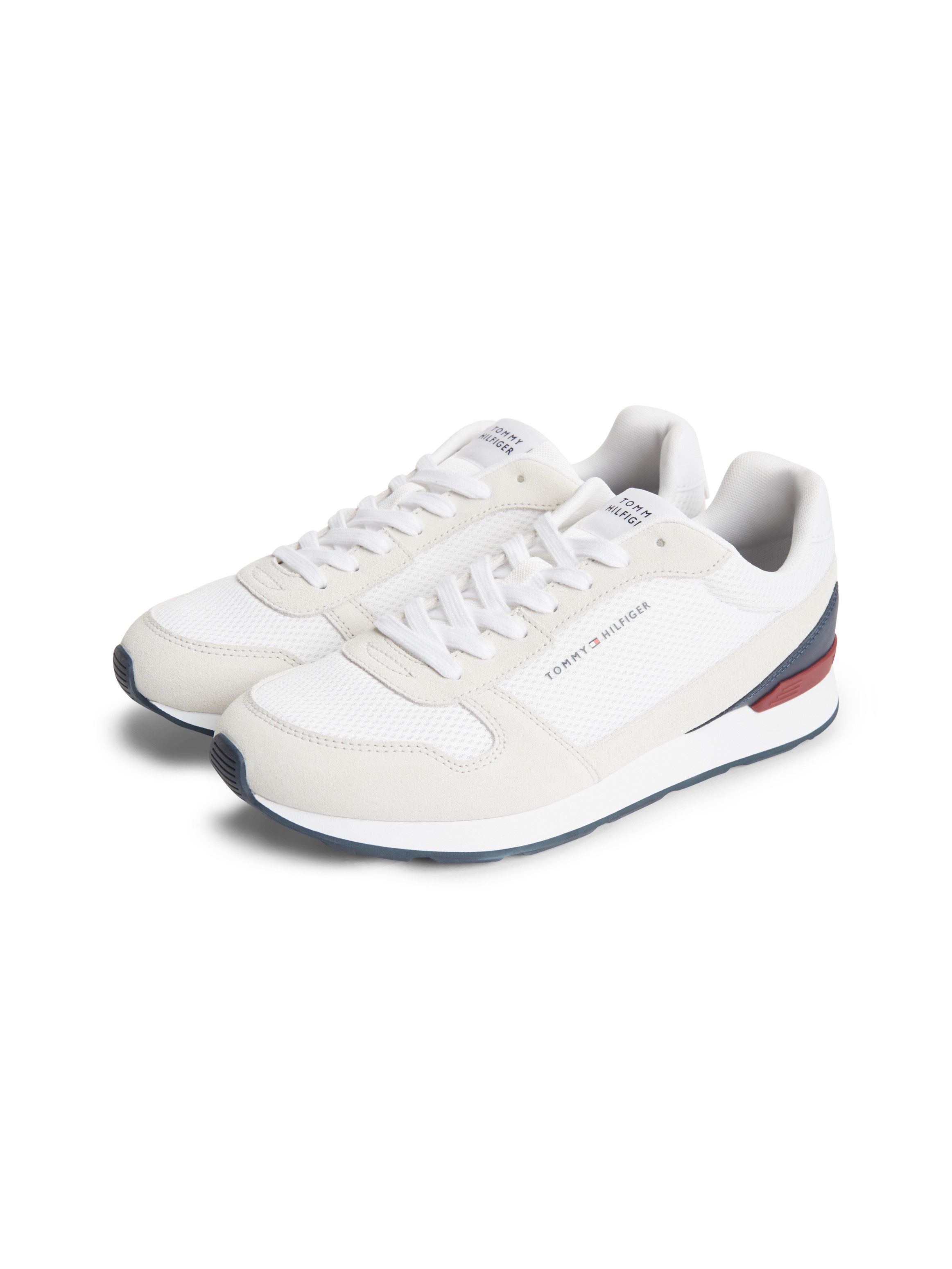 Tommy Hilfiger LIGHT EVA RUNNER SEASONAL MESH Sneaker Freizeitschuh, Halbschuh, Schnürschuh mit Kontrastbesätzen