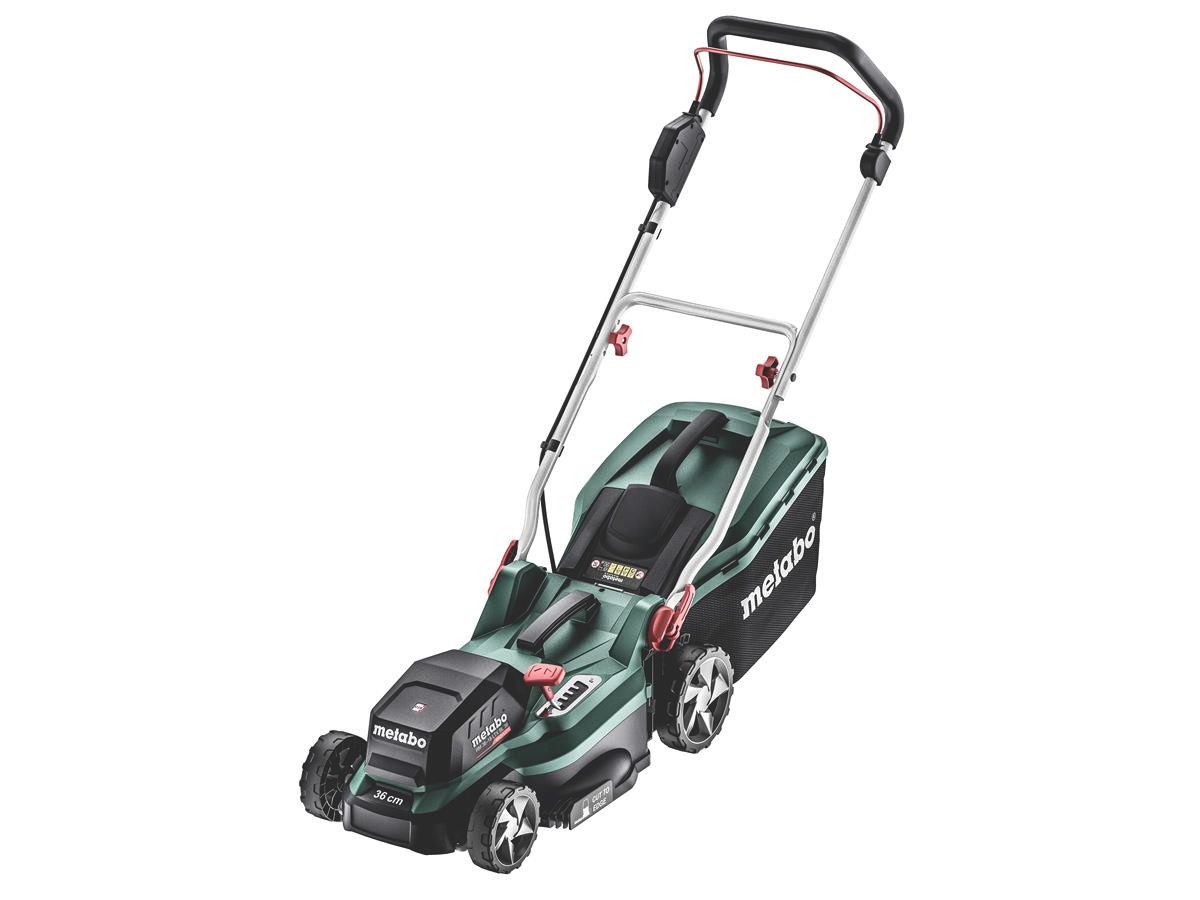 metabo Akkurasenmäher RM 36-18 LTX BL 36, 36 cm Schnittbreite, ohne Akku und Ladegerät, 36 cm Schnittbreite, 45 l Fangsack