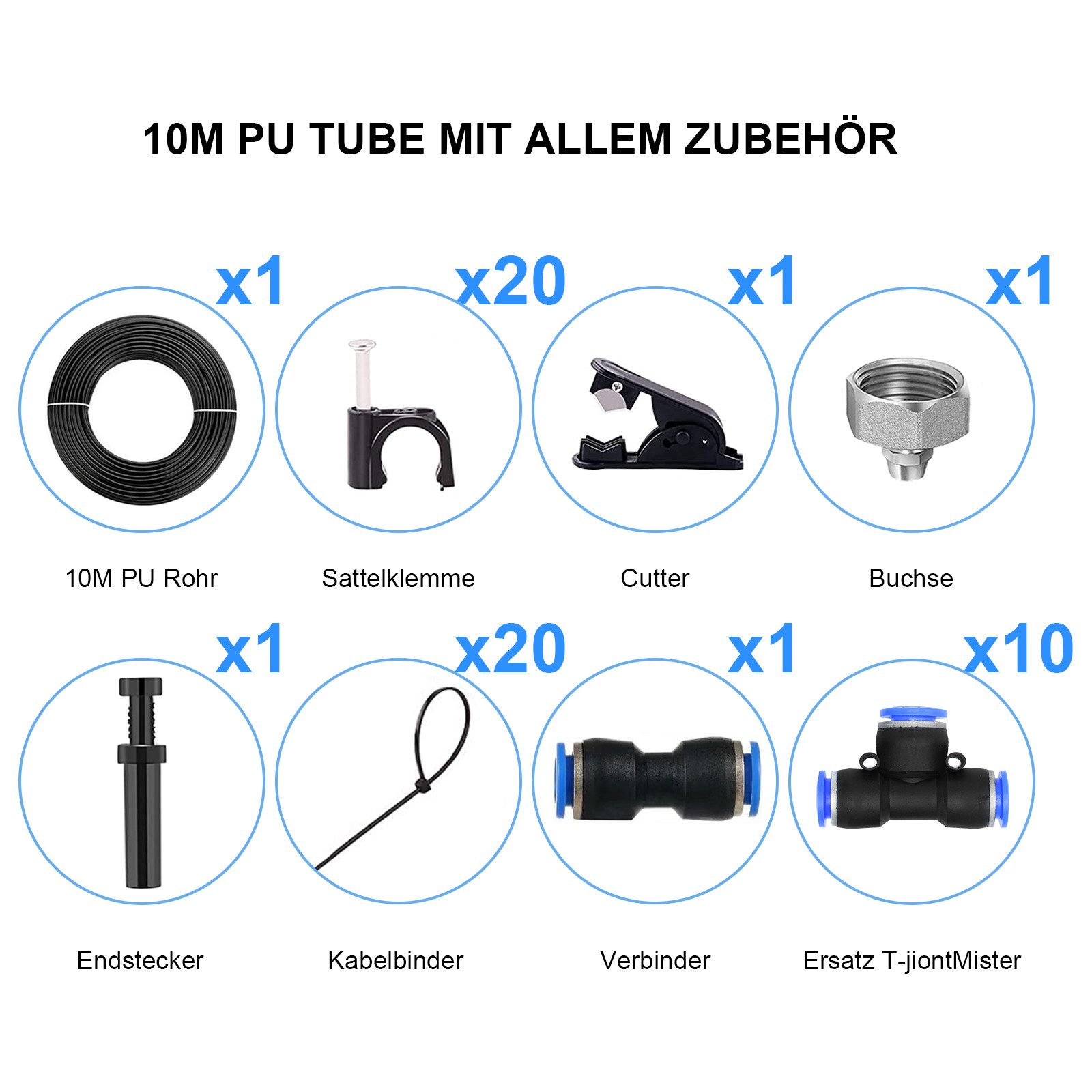 Jibenhome Bewässerungssystem Bewässerungssteuerung Gartenbefeuchtungsbrause günstig online kaufen