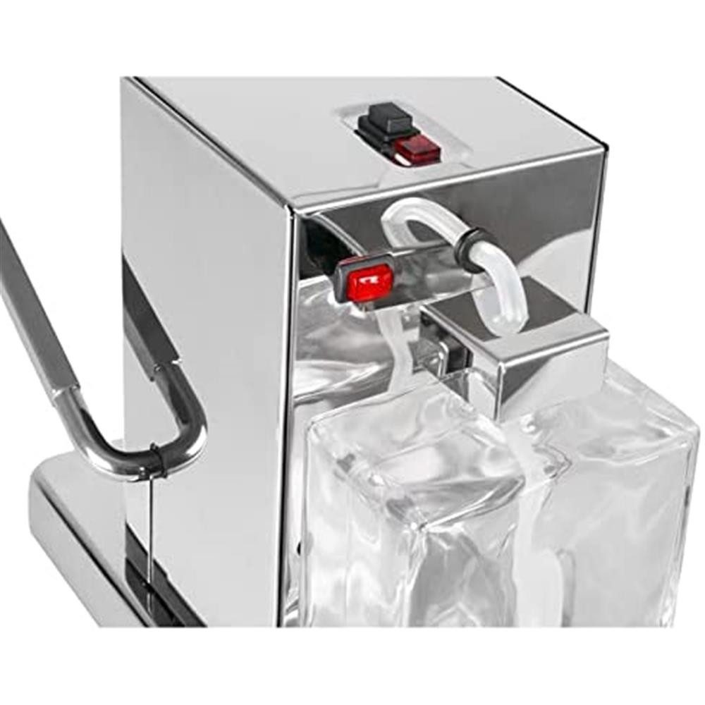 La Piccola Espressomaschine Piccola Satina Espressomaschine ESE-Pads 44 mm Edelstahl, kompakte Größe, leistungsstarker Thermoblock, schnelles Aufheizen, Made in Italy