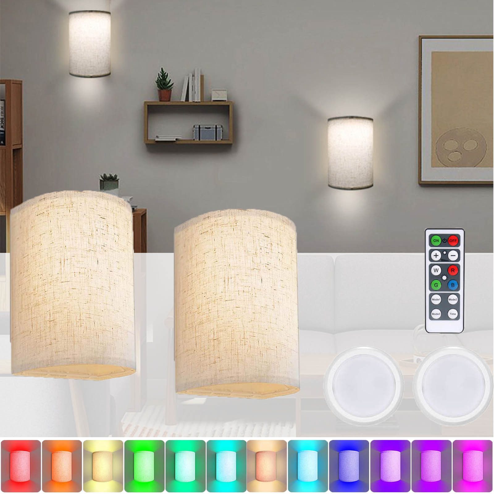 MUPOO LED Wandleuchte Wandleuchte USB Aufladbar, günstig online kaufen