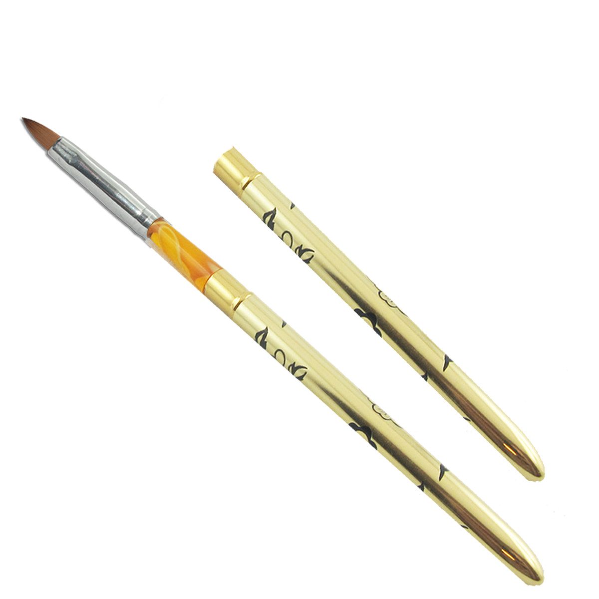 Sun Garden Nails Nailart-Pinsel Acryl Steckpinsel Gr. 8 Gold AGB-89