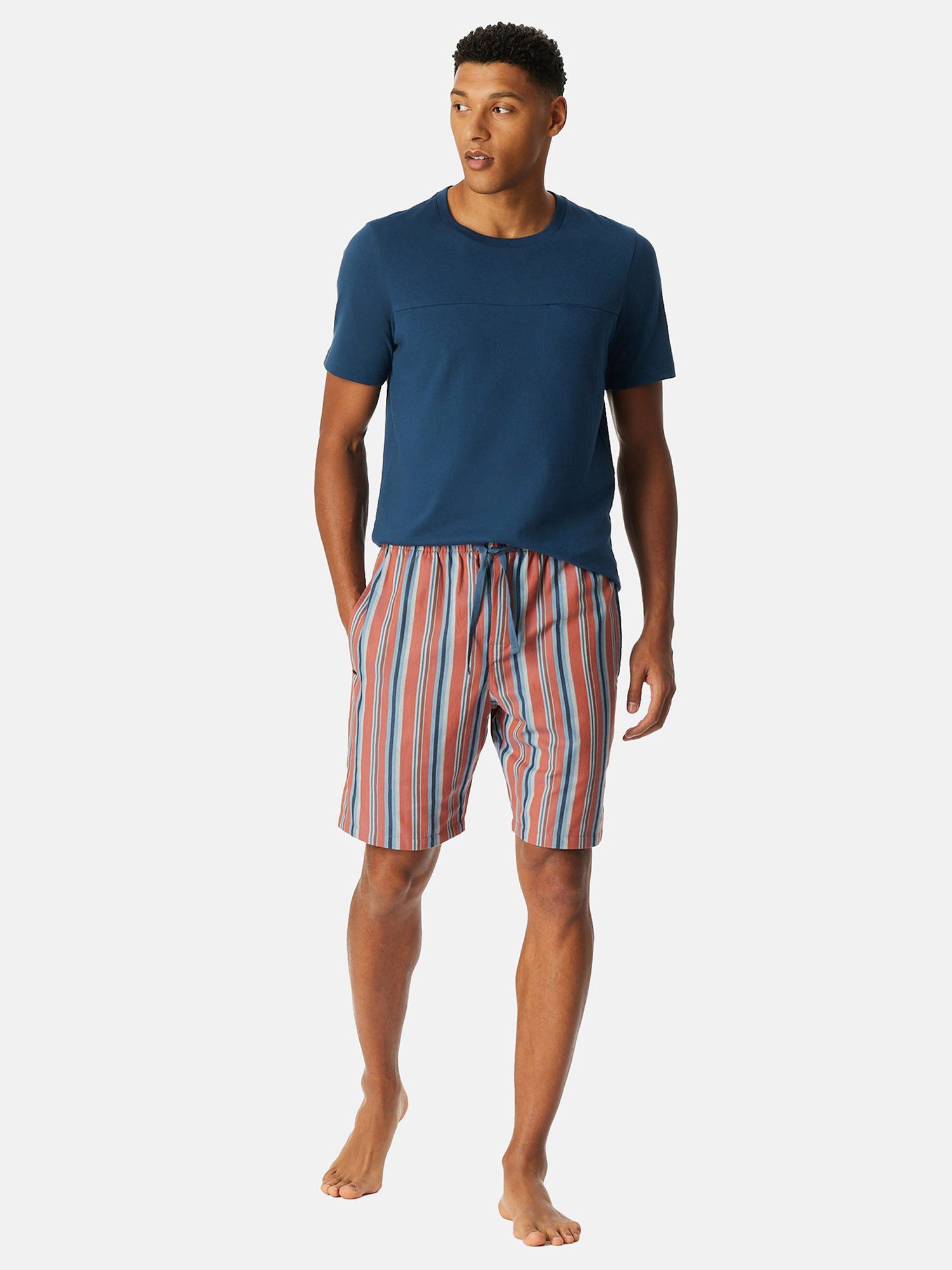 Schiesser Pyjamahose Bermuda - Mix Relax sleepwear schlafmode schlafanzug günstig online kaufen