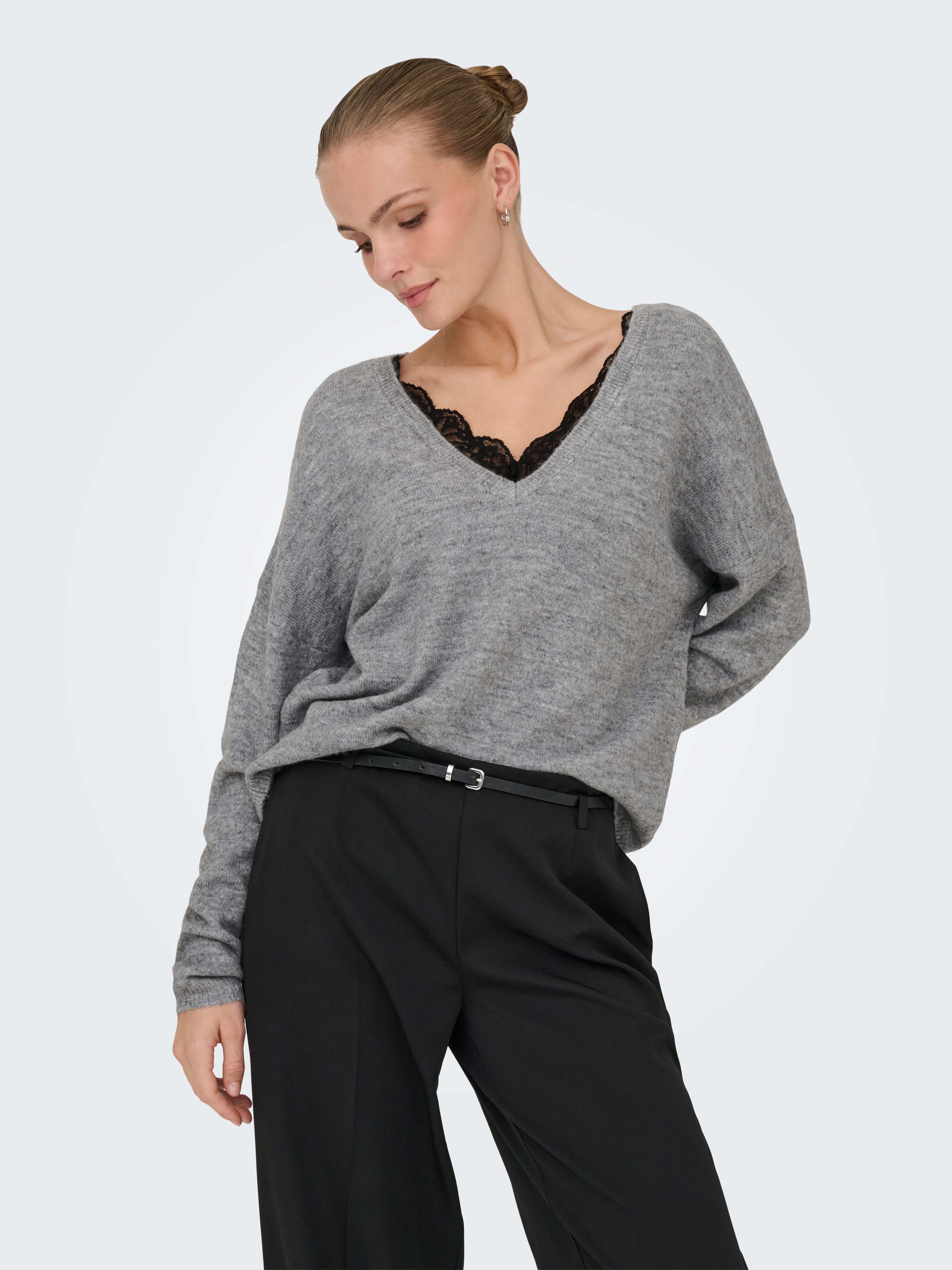 ONLY Rundhalspullover ONLMANIFESTA LS REVERSIBLE KNT günstig online kaufen