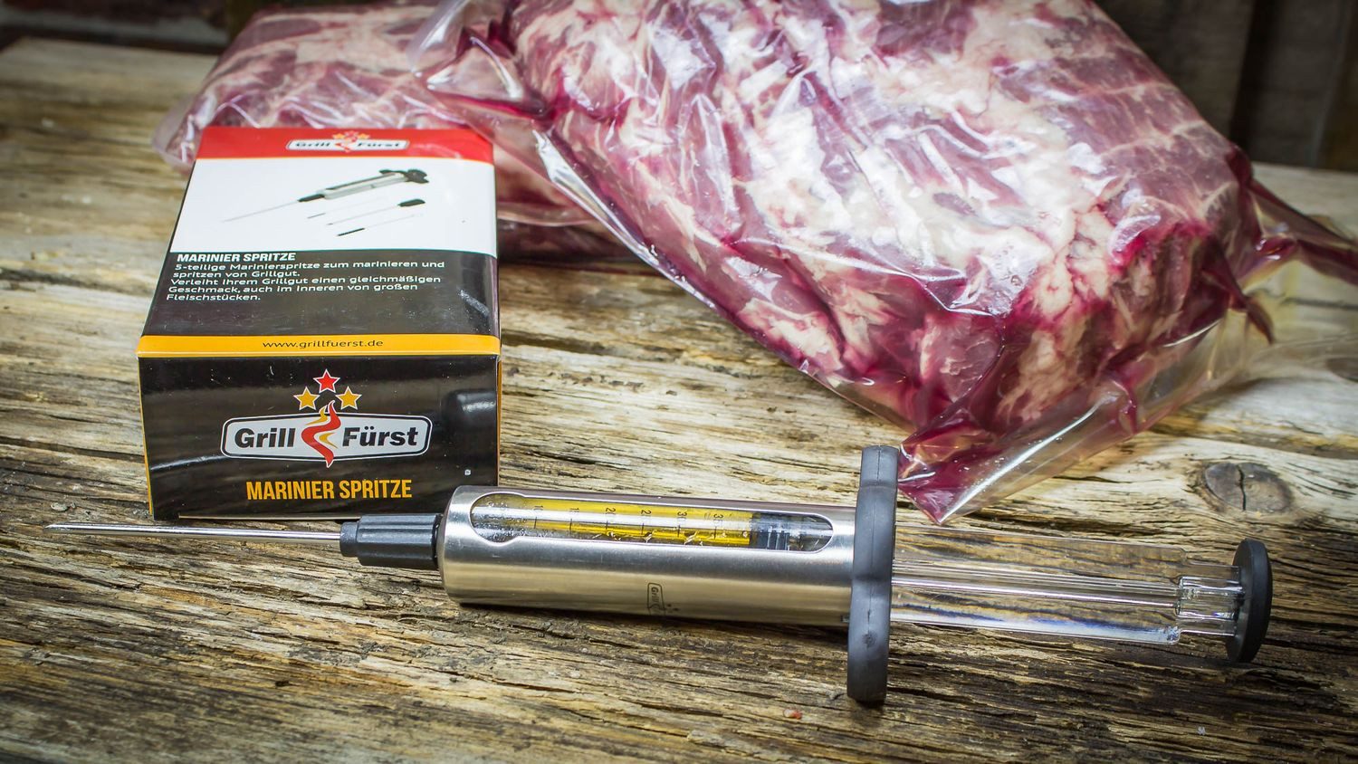Grillfürst Marinierspritze Grillfürst Marinierspritze / Marinadenspritze Set