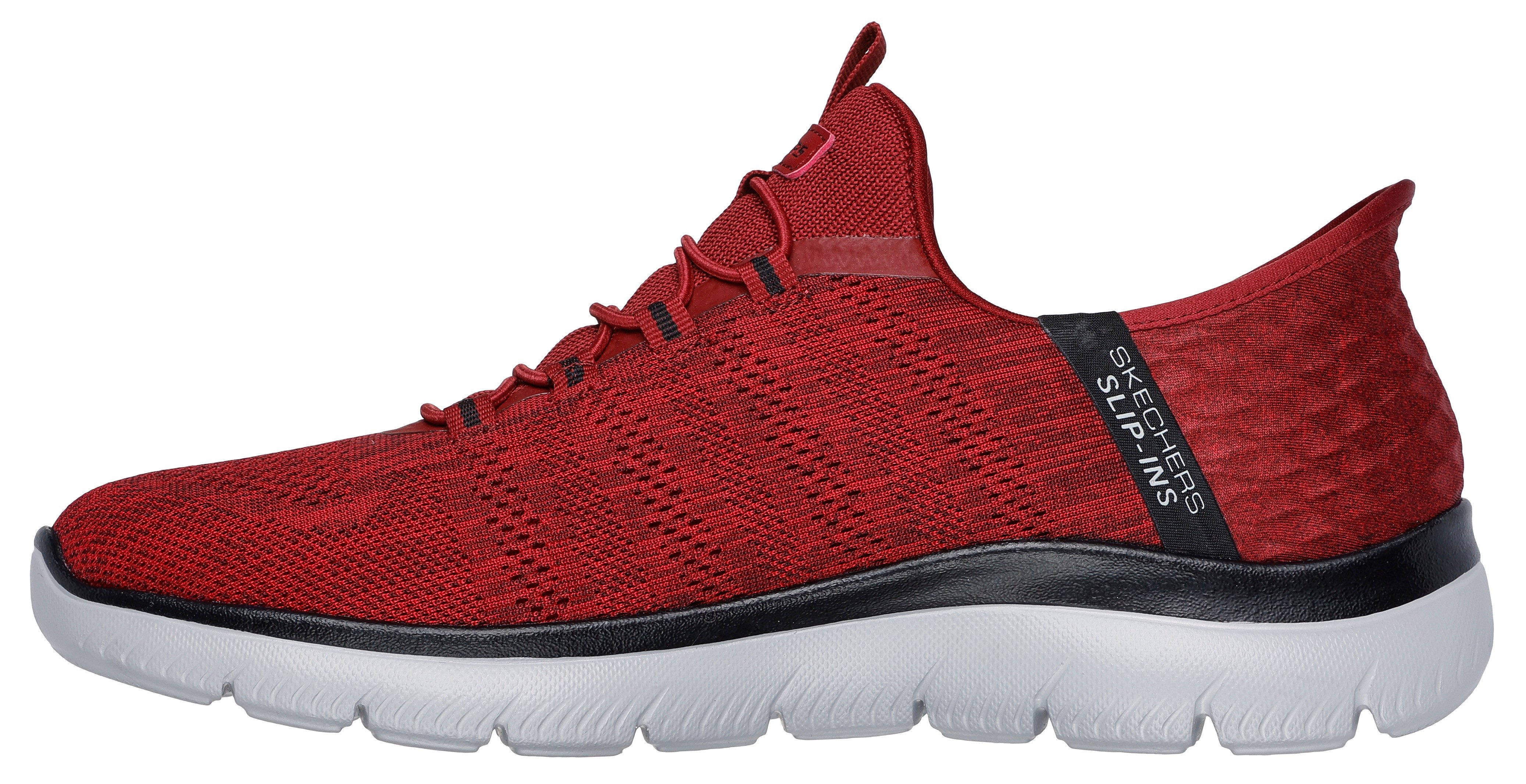Skechers SUMMITS-KEY PACE Slip-On Sneaker Slipper, Freizeitschuh, Halbschuh in veganer Verarbeitung