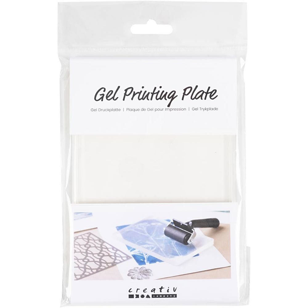 creativ company Linolplatte creativ company Gel Druckplatte matt transparent