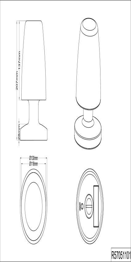 IP44, Akku, Dora, Aussen-Tischlampe Warmweiß, LED LED fest integriert, LED Leuchten Ladefunktion, USB-Anschluss Außen-Tischleuchte inkl. mit mit USB-Ladekabel TRIO