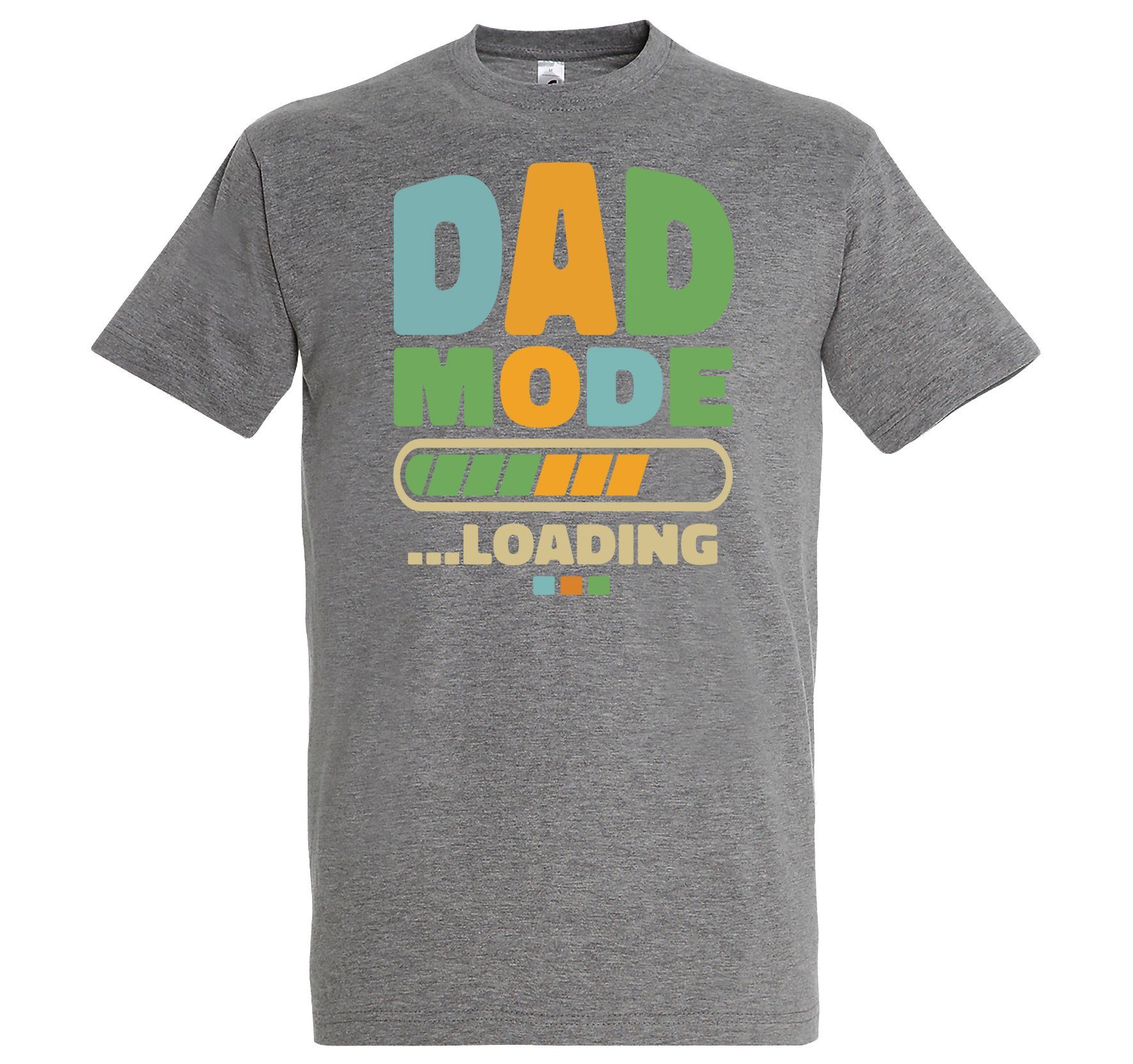 DAD Herren T-Shirt im Loading Designz Mode Fun-Look Youth Grau Shirt