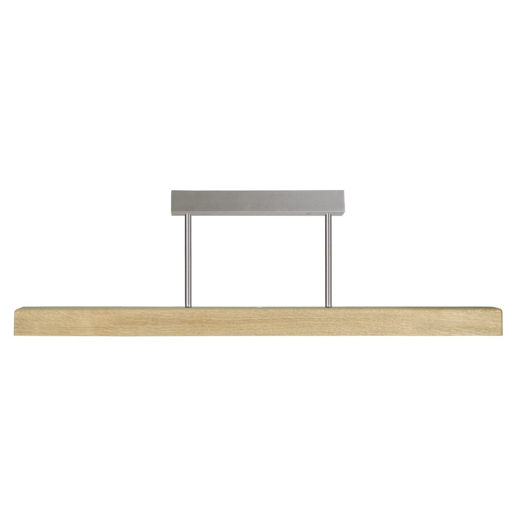 HerzBlut LED Deckenleuchte Leonora dimmbar, Alu LED-Leiste Acryl, satiniert