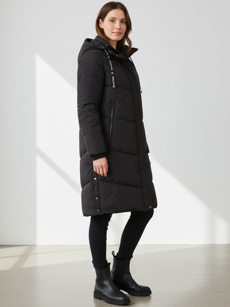 River Creek Steppmantel Damen Mantel gesteppt mit Kapuze - Steppjacke mit S günstig online kaufen