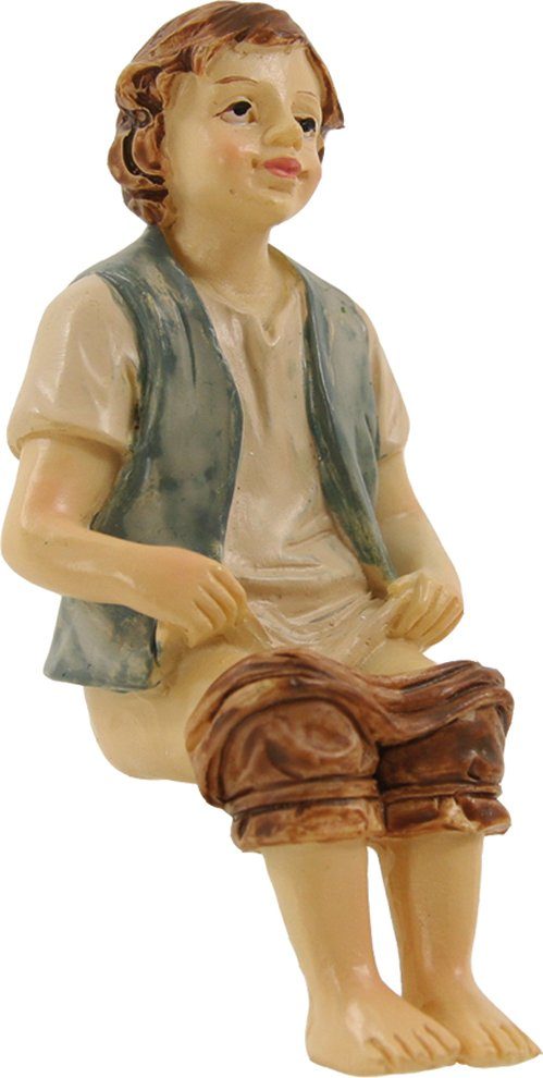 dekoprojekt Krippenfigur Krippenfigur Klo-Sitzer groß (1 St)