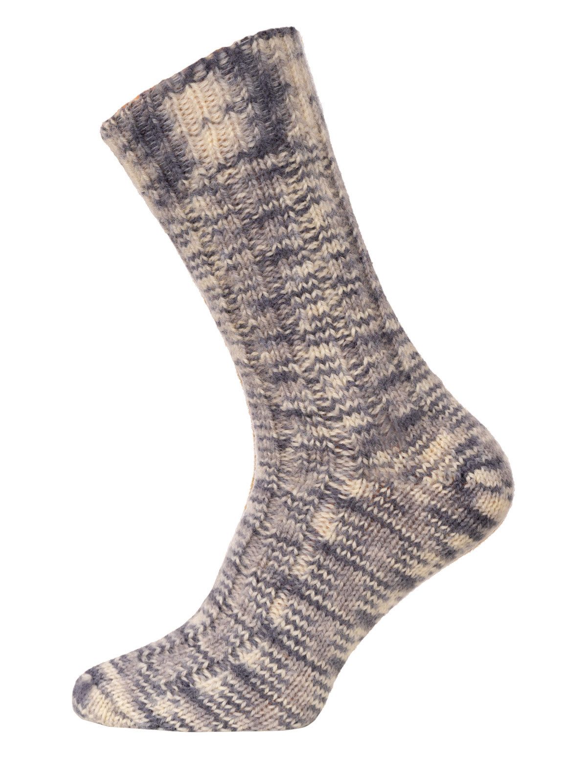 Socken 100% Schurwoll Socken Bunt Warm
