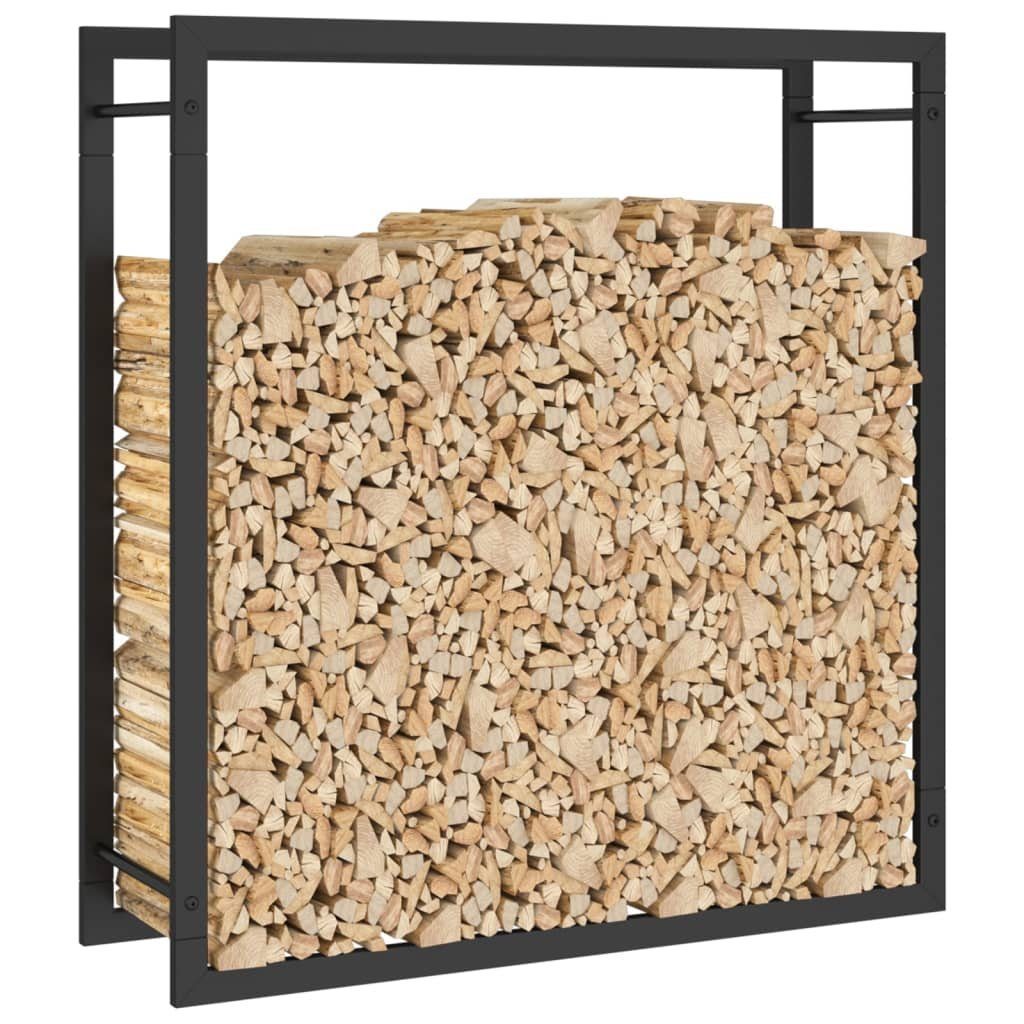 vidaXL Kaminholzregal 80 x 28 x 86 cm Kaminholzregal Brennholzregal Kaminholzlager Holzlager, BxTxH:80x28x86 cm