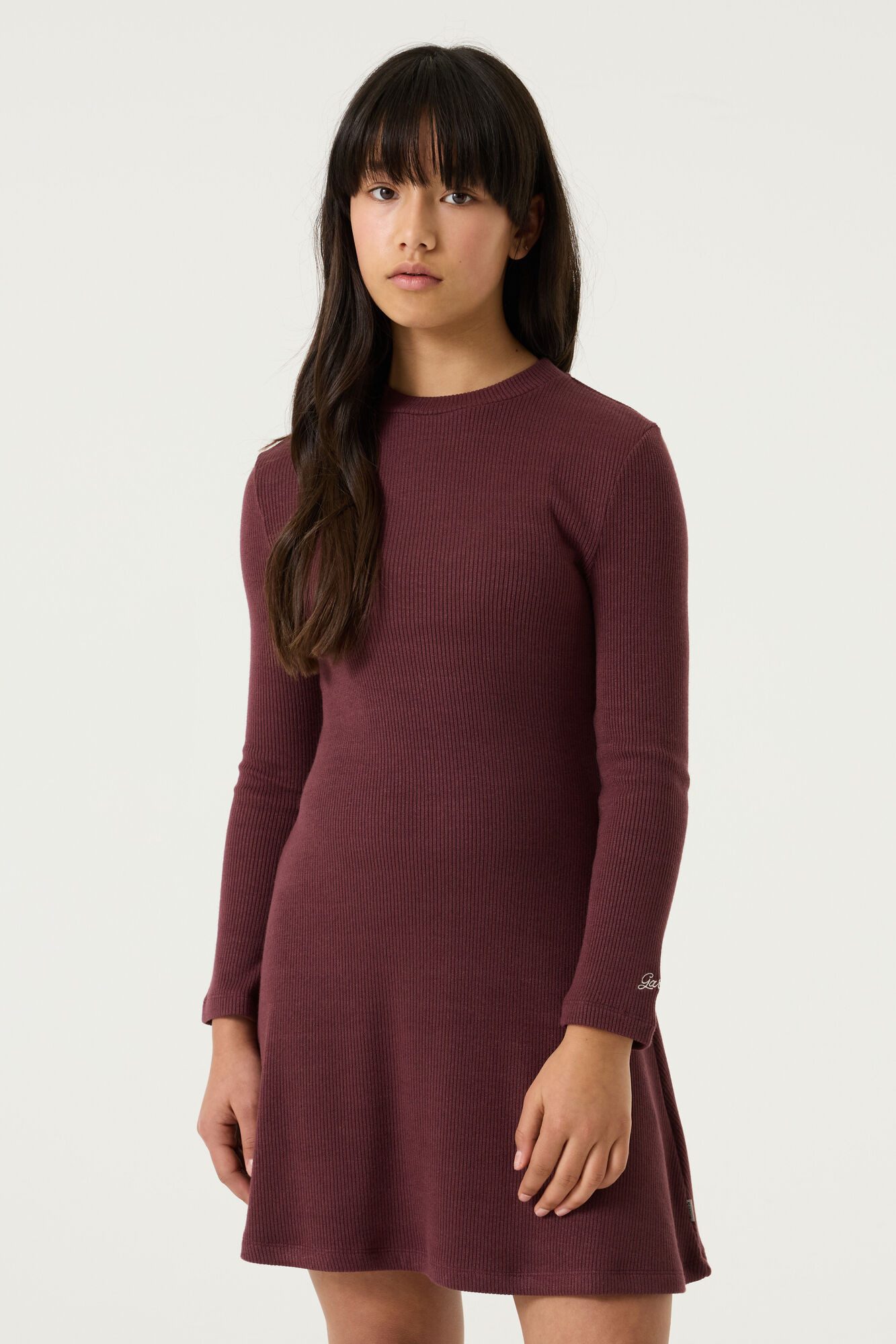 Garcia Strickkleid mit Schriftzug am Ärmel for GIRLS