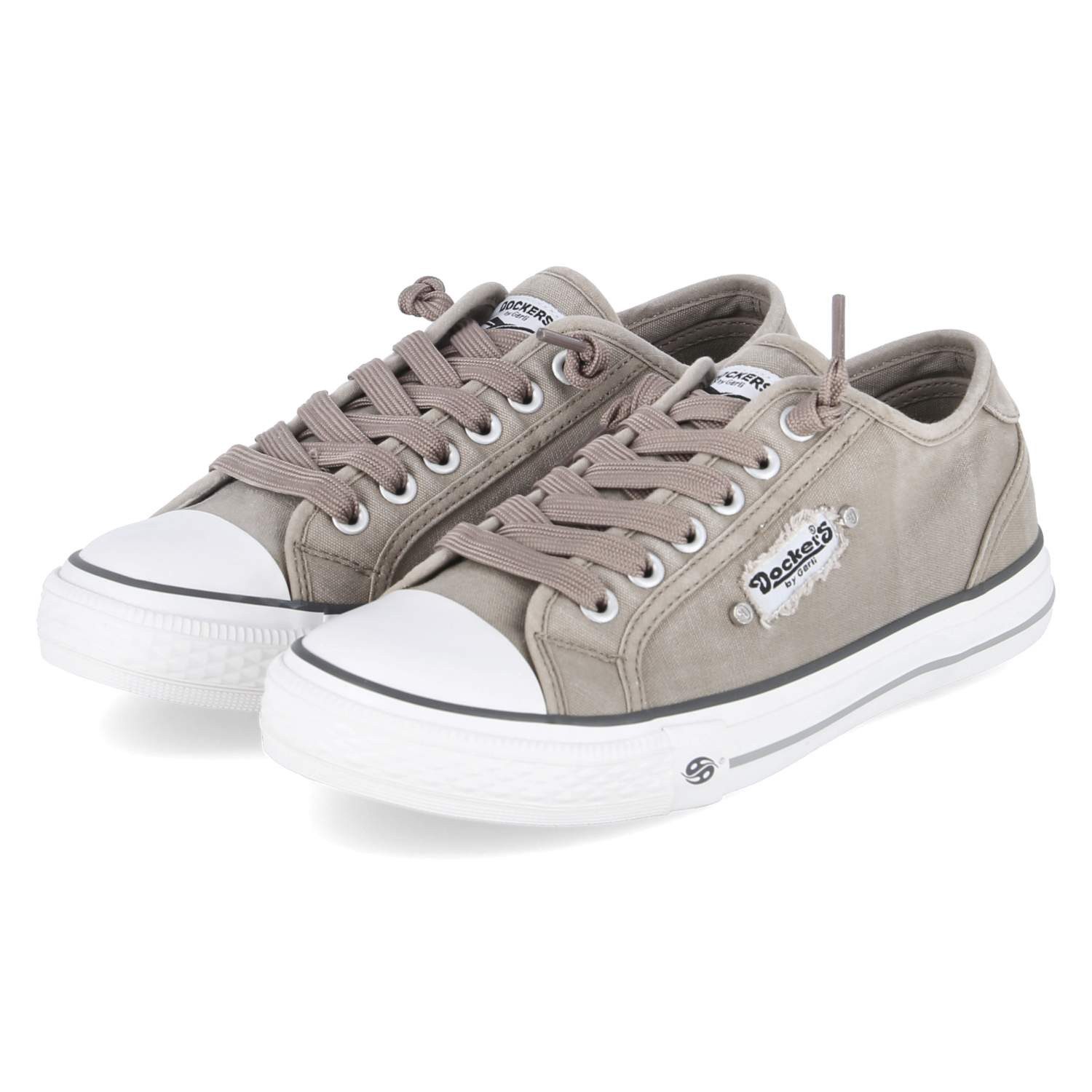 Dockers by Gerli Dockers By Gerli 42VE201790430 Damen Textil taupe Schnürsc günstig online kaufen