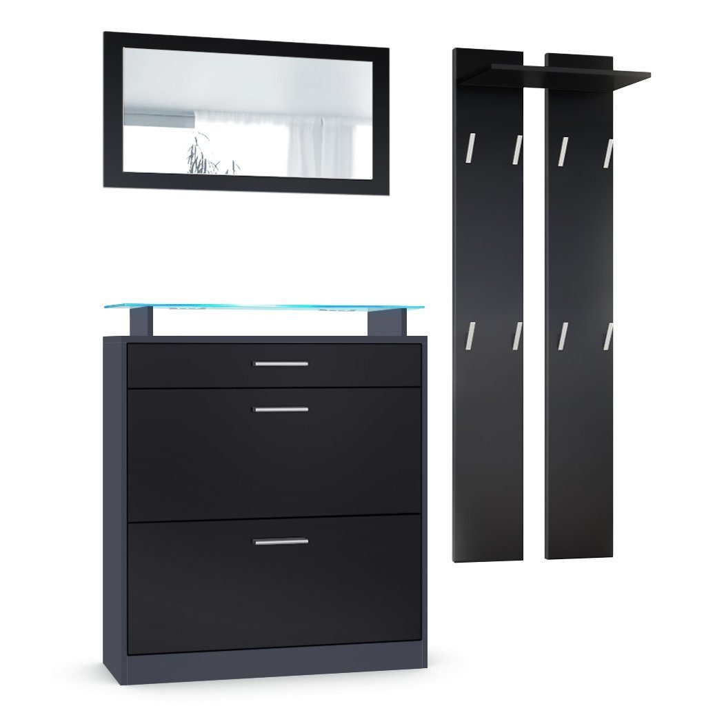 Vladon Garderoben-Set Loret, (Garderobenset bestehend aus günstig online kaufen