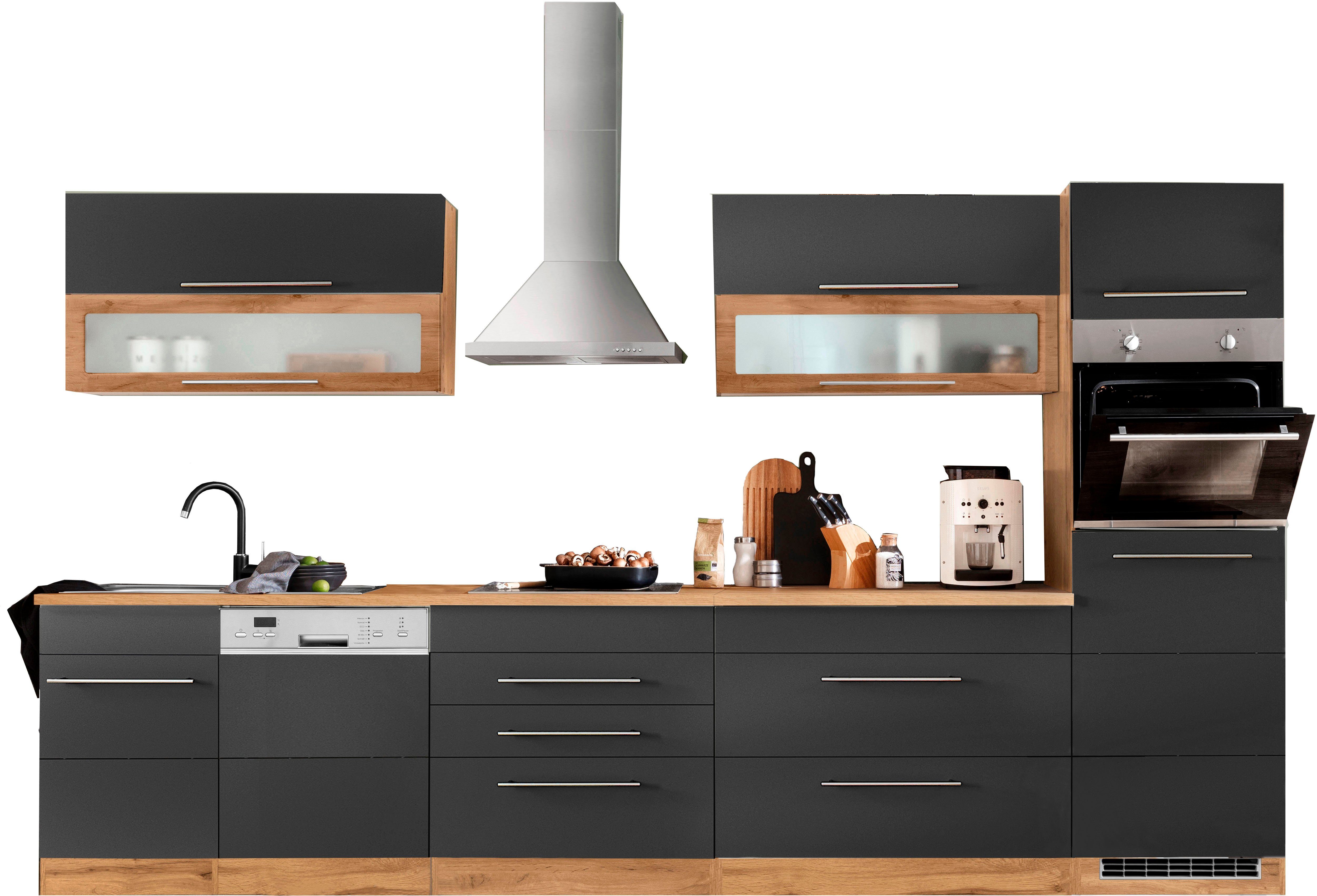 KOCHSTATION Küchenzeile KS-Wien, Breite 350 cm, günstig online kaufen