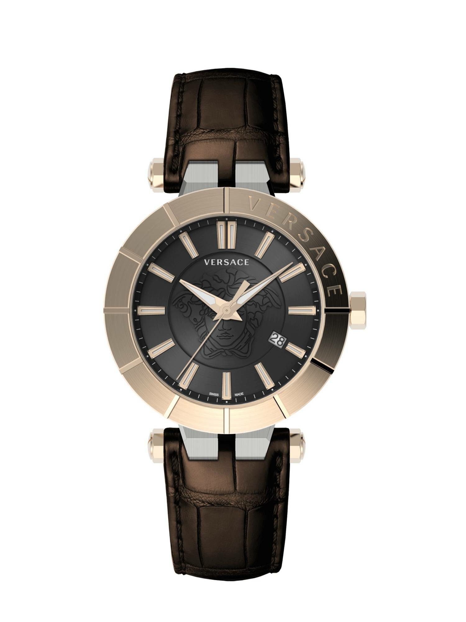 Versace Quarzuhr Analoguhr für Herren, (1-tlg)