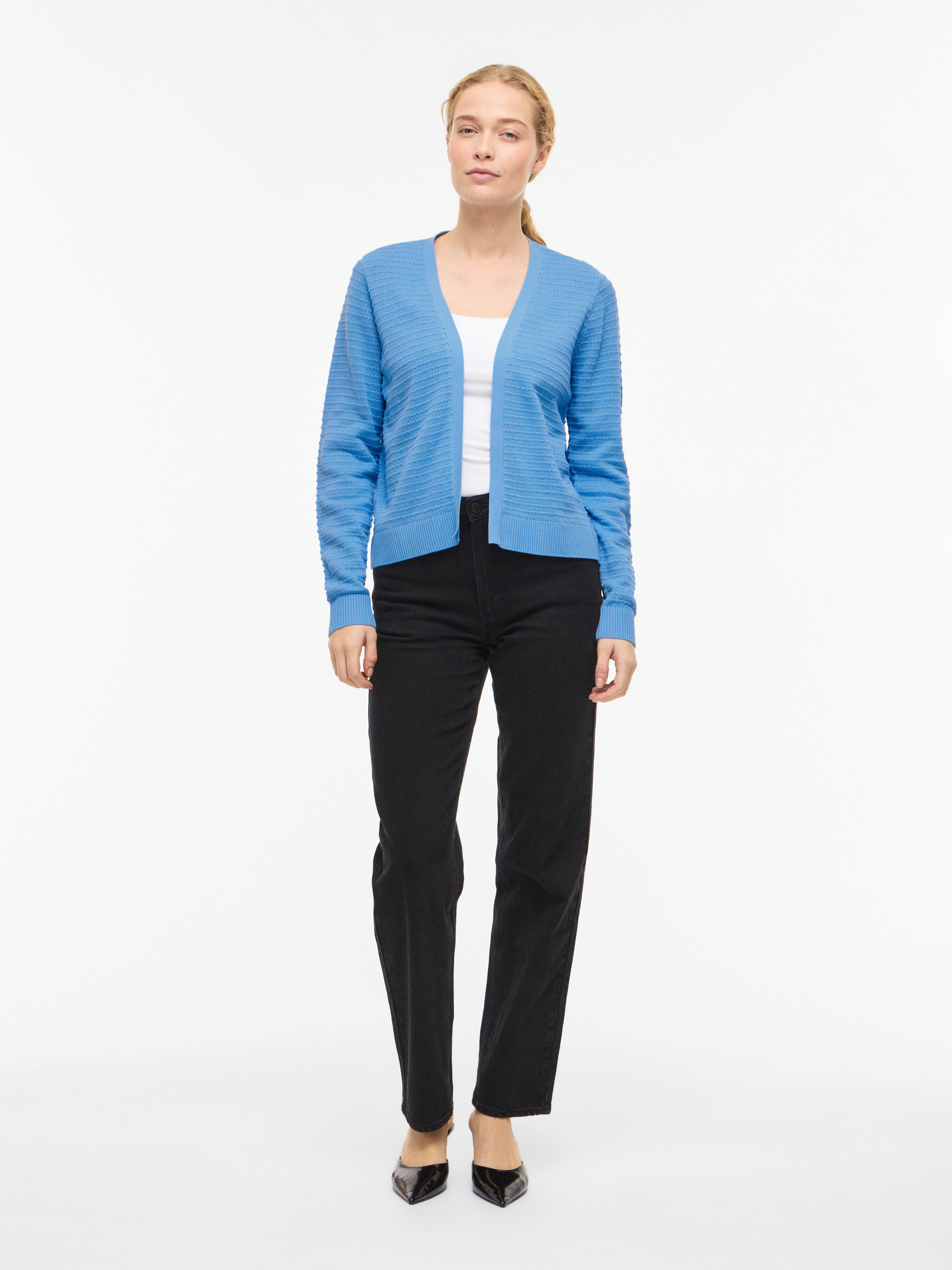 Vila Strickjacke VILOLLO SHORT L/S KNIT CARDIGAN - NOOS