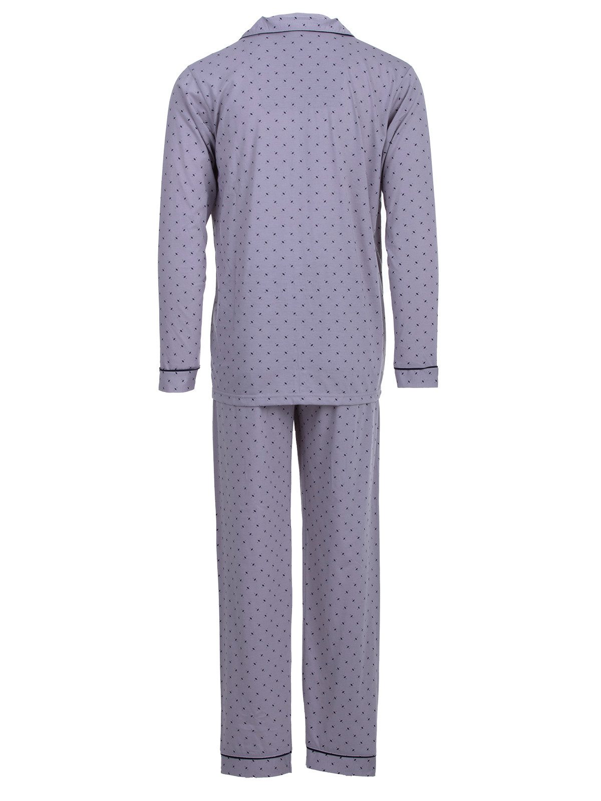 Henry Terre Pyjama Pyjama Set Langarm - Diamant