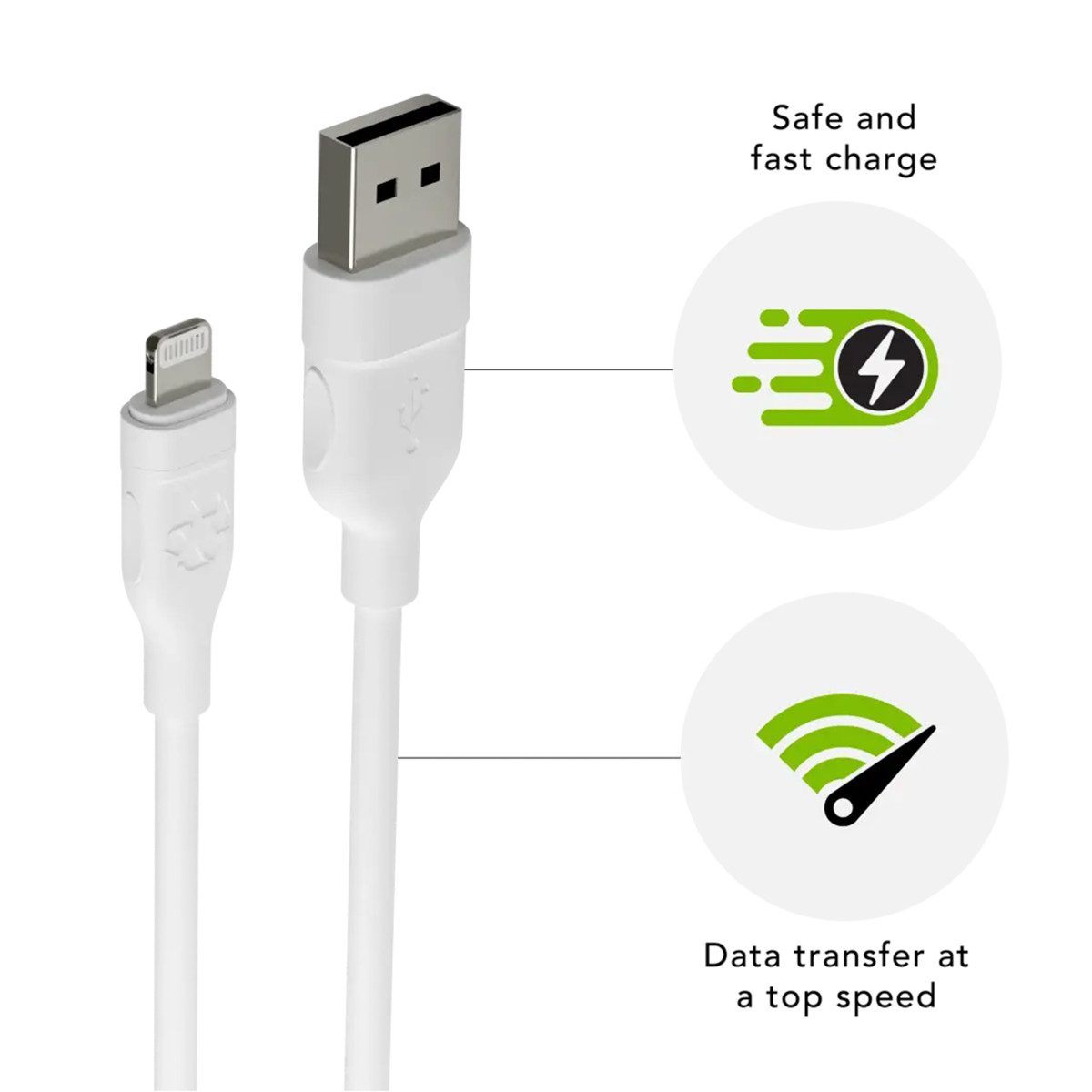 dbramante1928 dbramante1928 re-charge – Ladekabel – USB–A auf Lightning – 2,5 Meter Lightningkabel