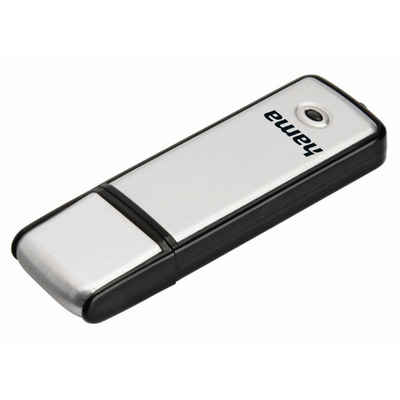 Hama »USB-Stick "Fancy", USB 2.0, 64 GB, 10MB/s, Schwarz/Silber« USB-Stick (Lesegeschwindigkeit 10 MB/s)
