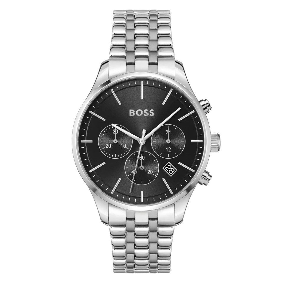 silberfarben-schwarz