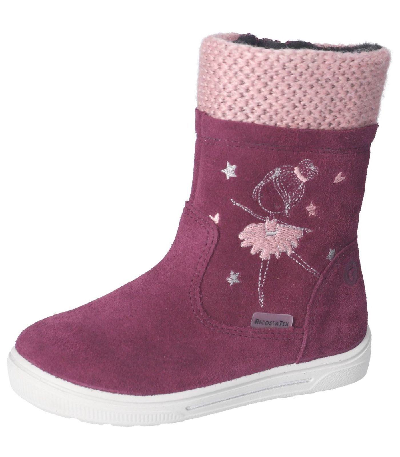 Stiefel Stiefel Leder/Textil Ricosta Merlot