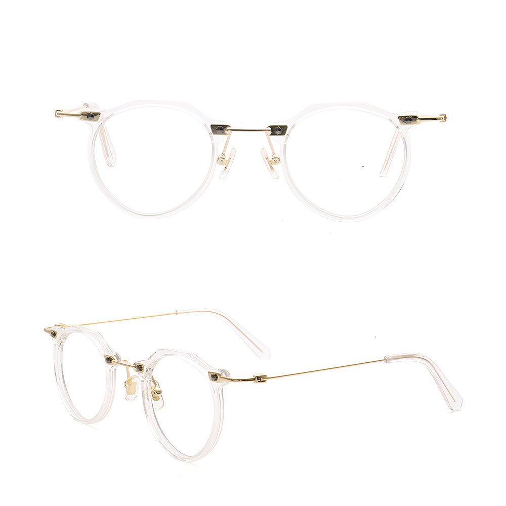 PACIEA Lesebrille Damen Herren Blaulichtfilter 50er Jahre Retro Nerd Brille