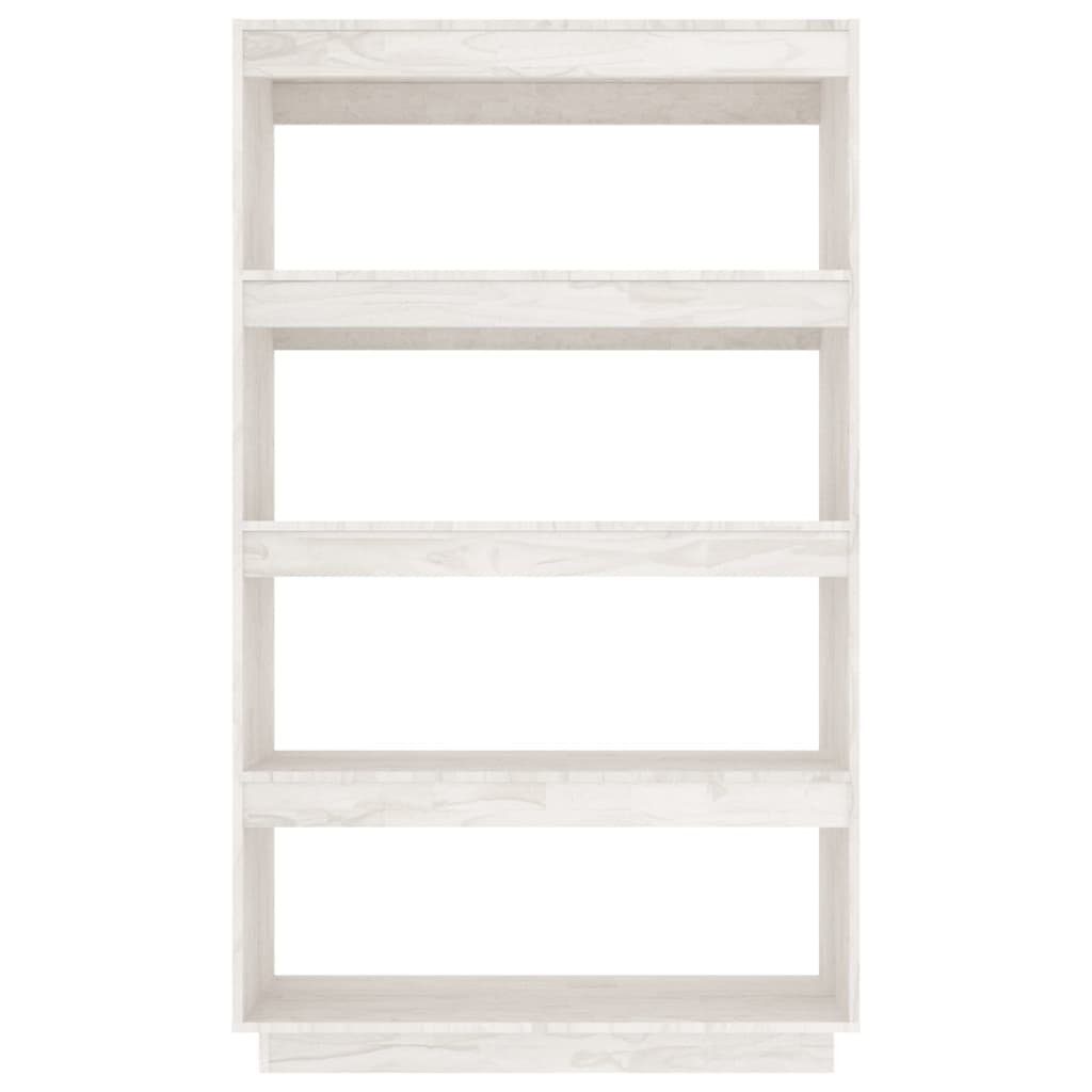 Kiefer furnicato Bücherregal/Raumteiler Weiß cm Bücherregal Massivholz 80x35x135
