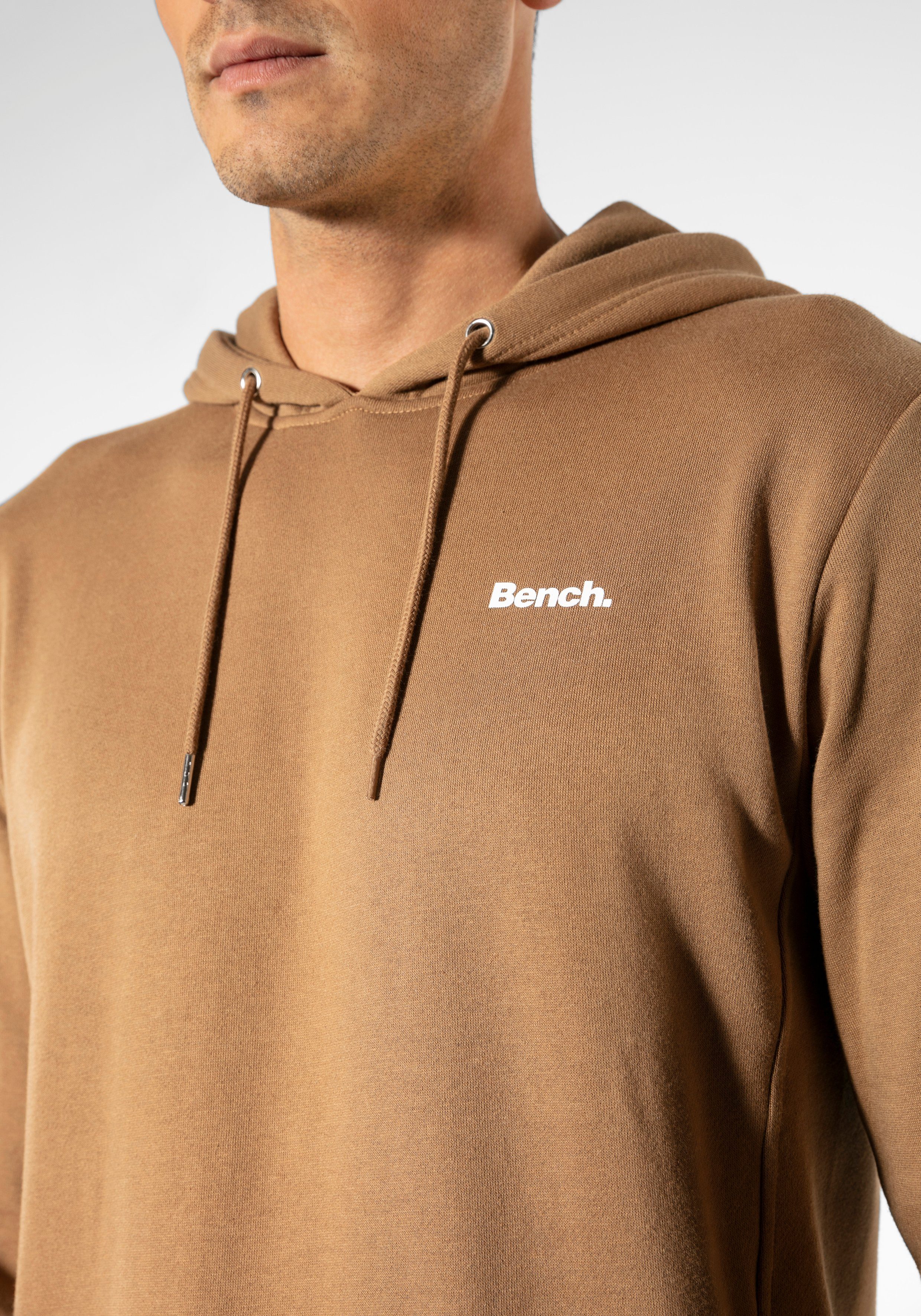 Bench. Loungewear Hoodie Sweatshirt mit Kapuze und seitlichen Taschen, Baumwollmischung