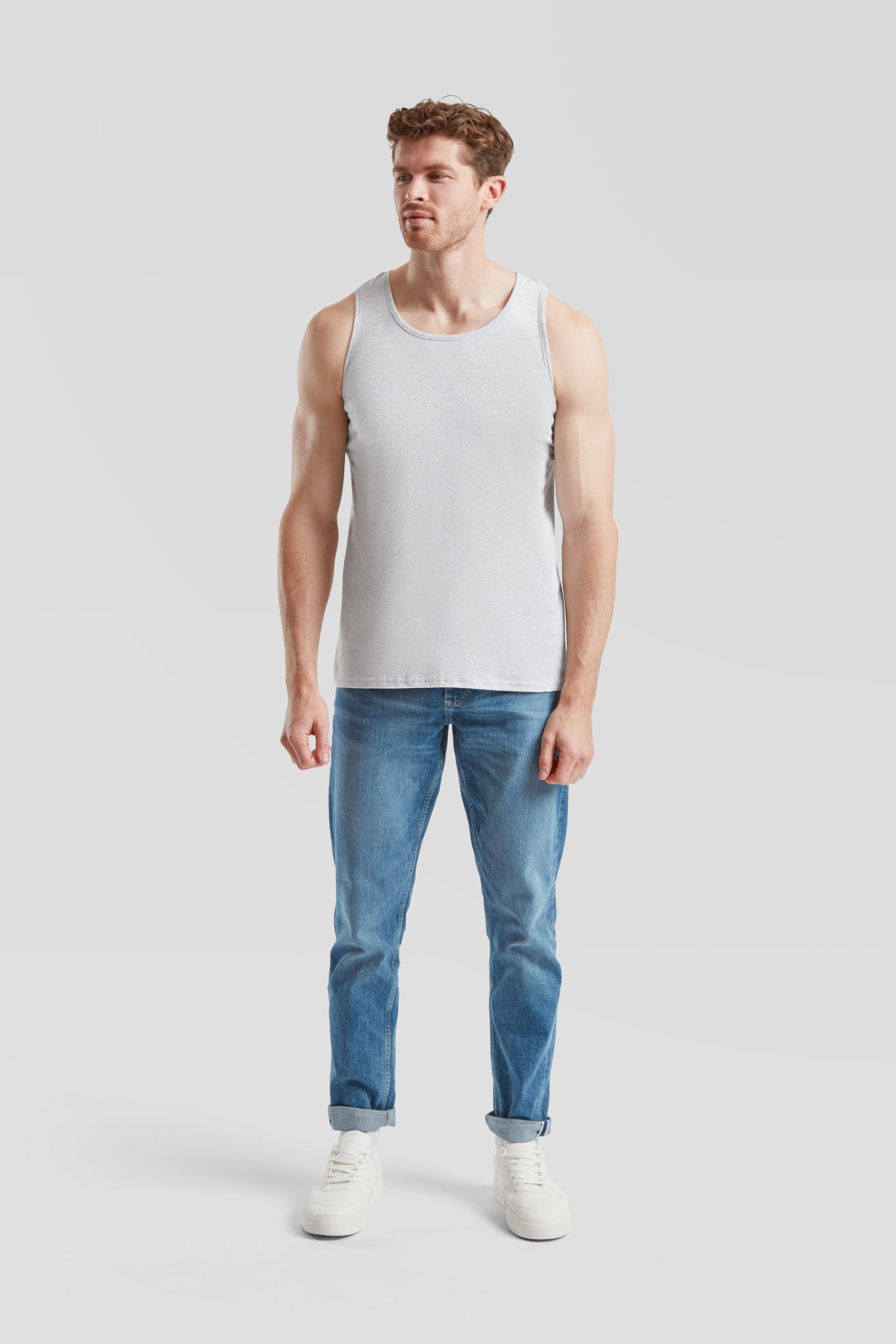Fruit of the Loom Rundhalsshirt Fruit of the Loom Valueweight Athletic Vest – Bild 2 von 5