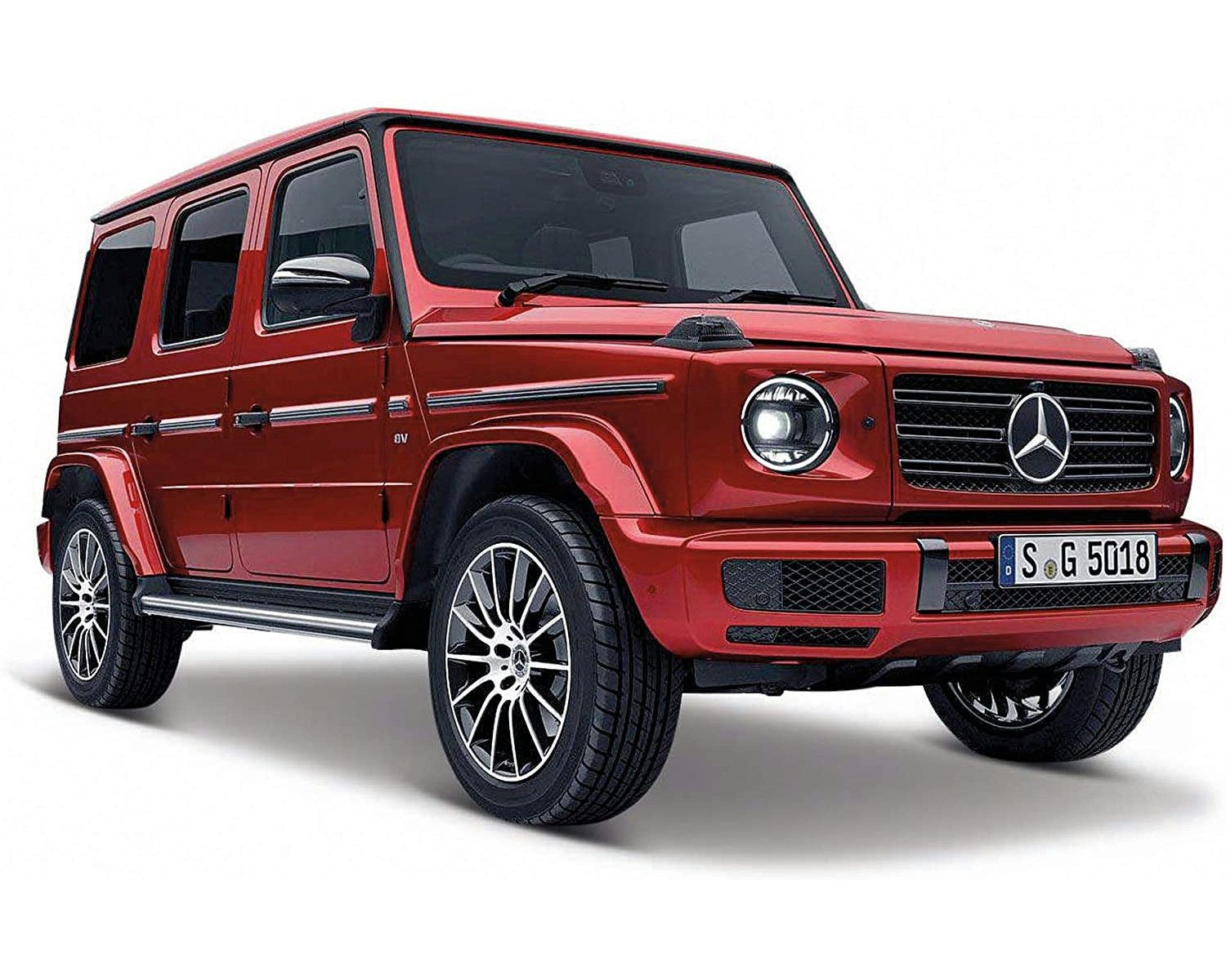 Maisto® Modellauto Mercedes G-Klasse G500 '19 (metallic-rot), Maßstab 1:25
