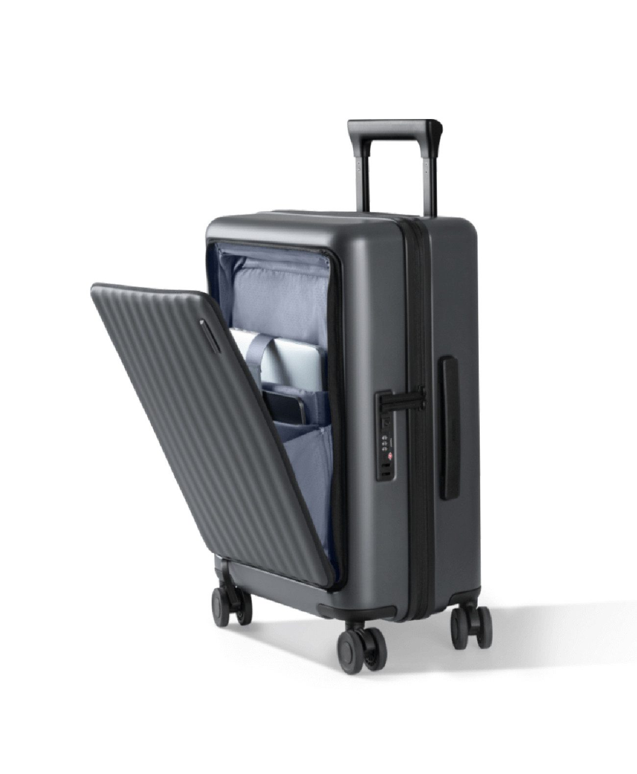 Xiaomi Koffer Front Pocket Carry-on (BHR8767GL), 4 Rollen, 20 Zoll, 38L, Praktische Fronttasche, Geräuscharme Laufrollen